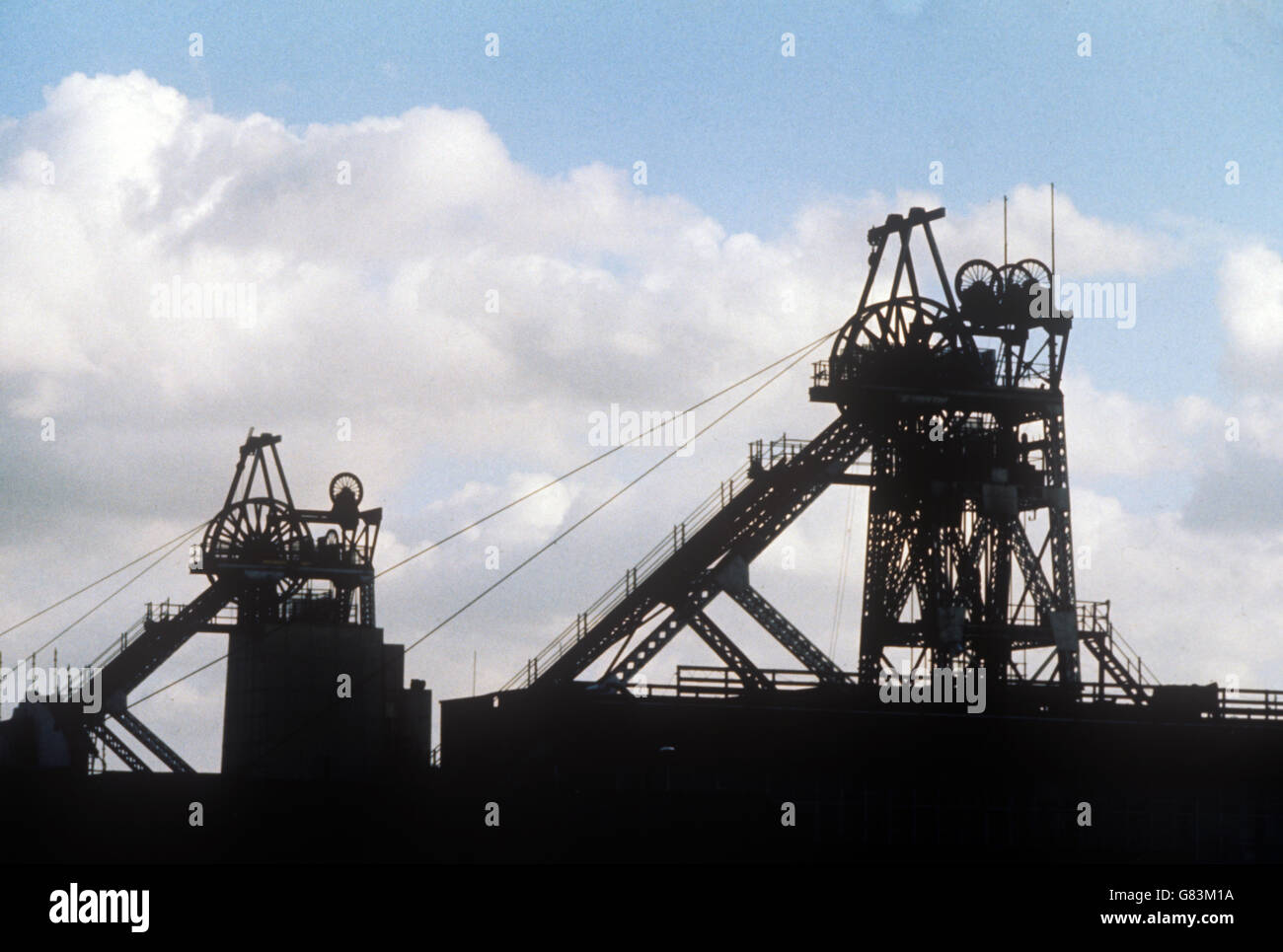 News - a Ollerton Colliery - Nottinghamshire Foto Stock