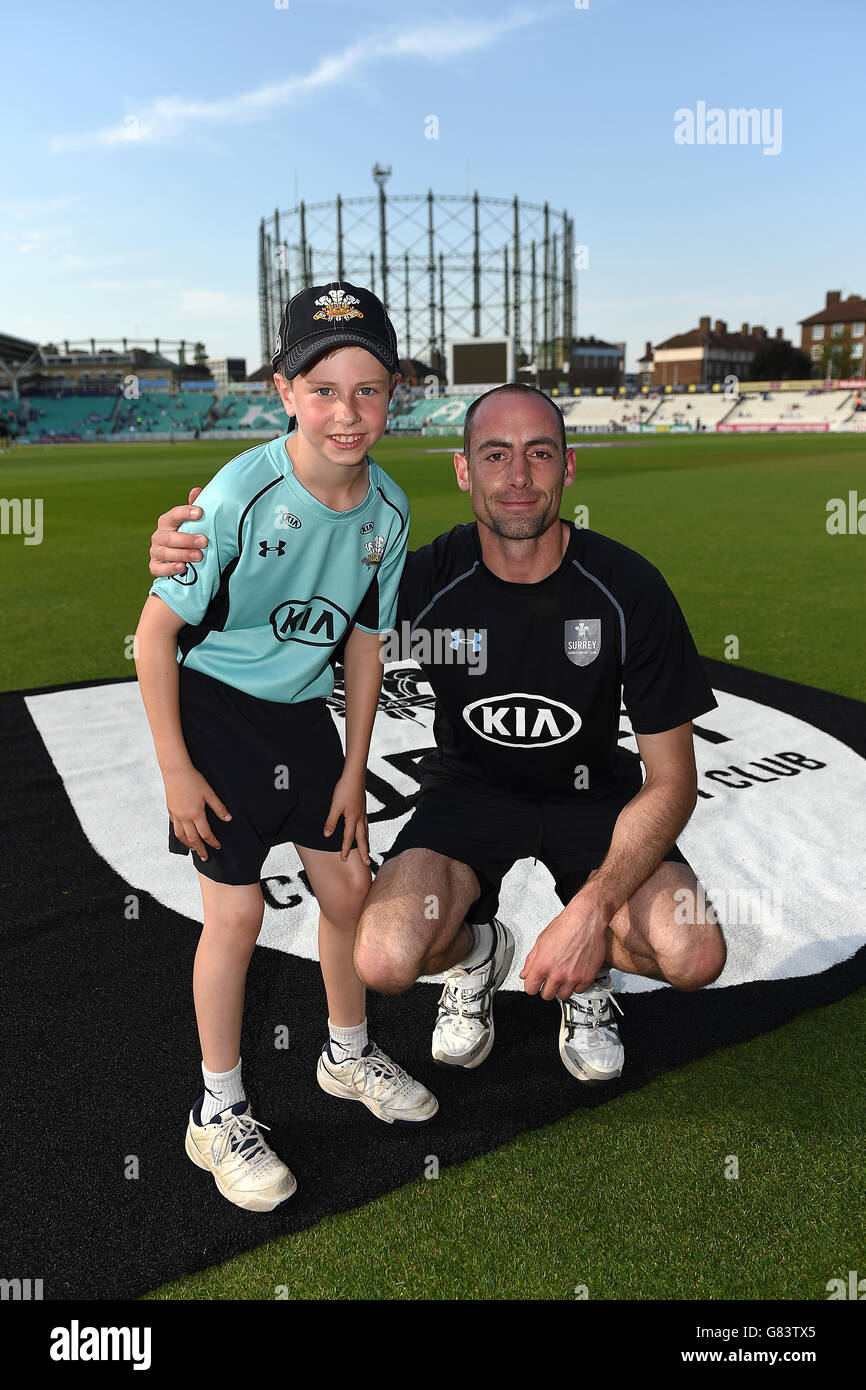 Cricket - NatWest t20 Blast - Divisione meridionale - Surrey v Gloucestershire - Kia ovale Foto Stock