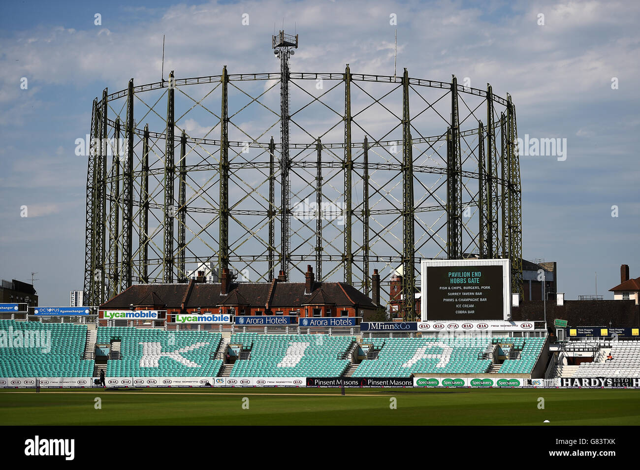 Cricket - NatWest t20 Blast - Southern Division - Surrey v Gloucestershire - Kia Oval. Una vista generale del Kia Oval Foto Stock