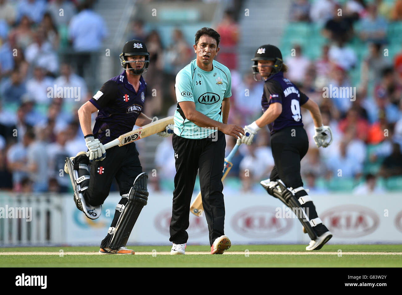 Cricket - NatWest t20 Blast - Divisione meridionale - Surrey v Gloucestershire - Kia ovale Foto Stock