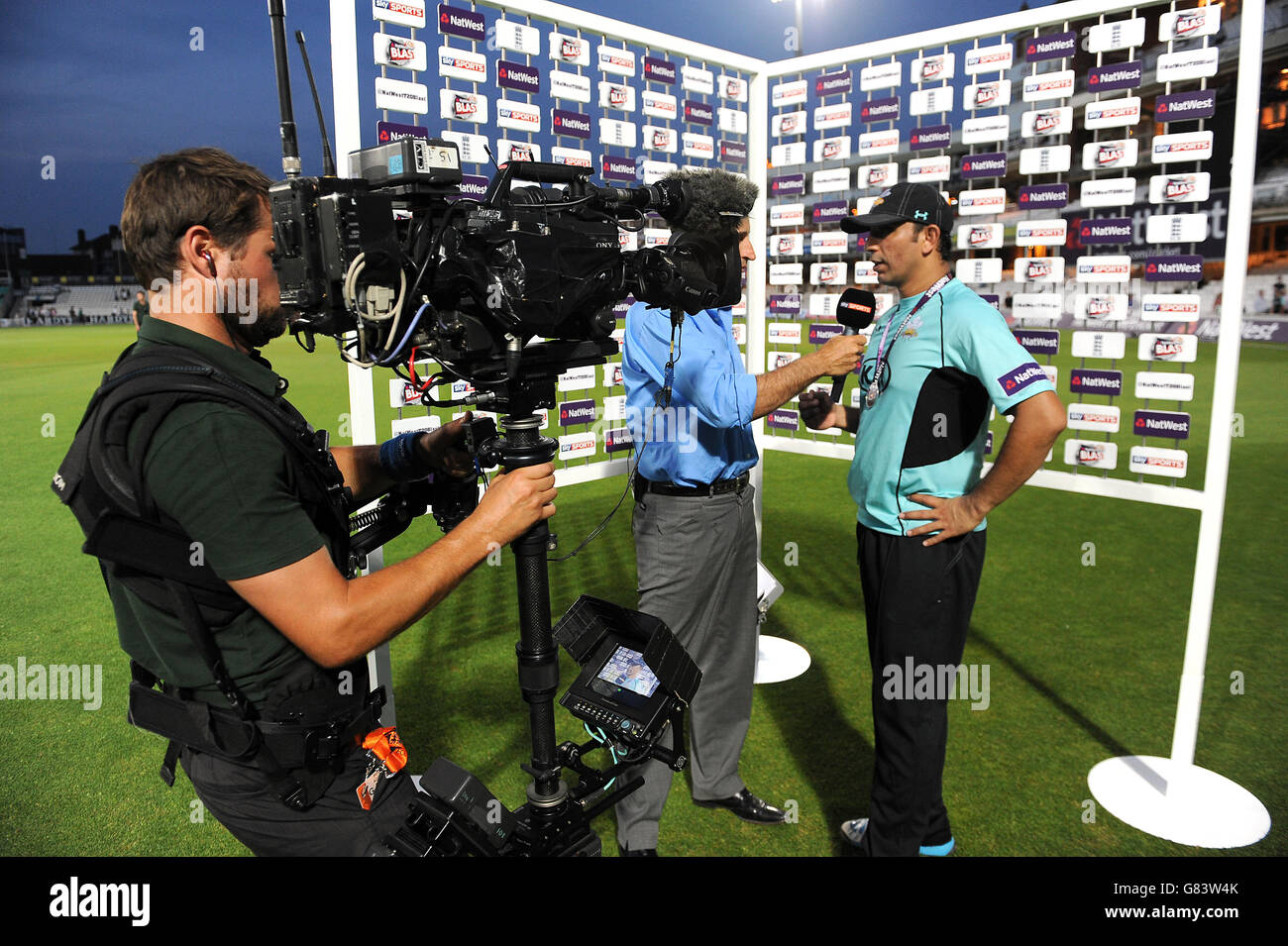 Cricket - NatWest t20 Blast - Divisione meridionale - Surrey v Gloucestershire - Kia ovale Foto Stock