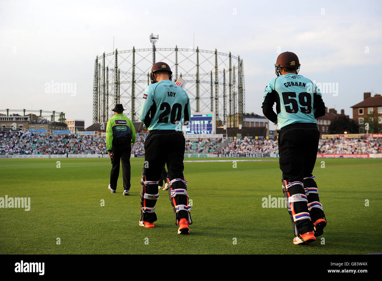 Cricket - NatWest t20 Blast - Divisione meridionale - Surrey v Gloucestershire - Kia ovale Foto Stock