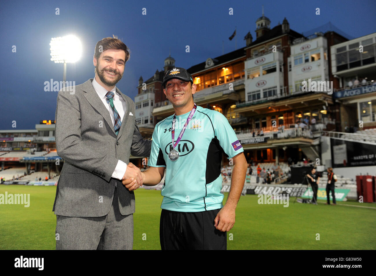 Cricket - NatWest t20 Blast - Divisione meridionale - Surrey v Gloucestershire - Kia ovale Foto Stock