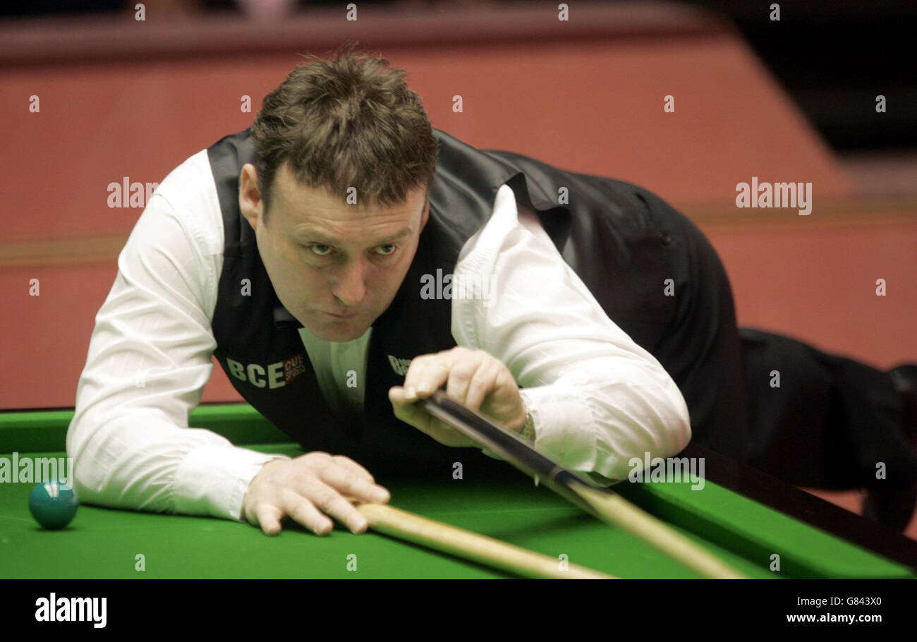 Snooker - Ambasciata del campionato mondiale 2005 - Secondo round - Matteo Stevens v Jimmy White - Il crogiolo Foto Stock