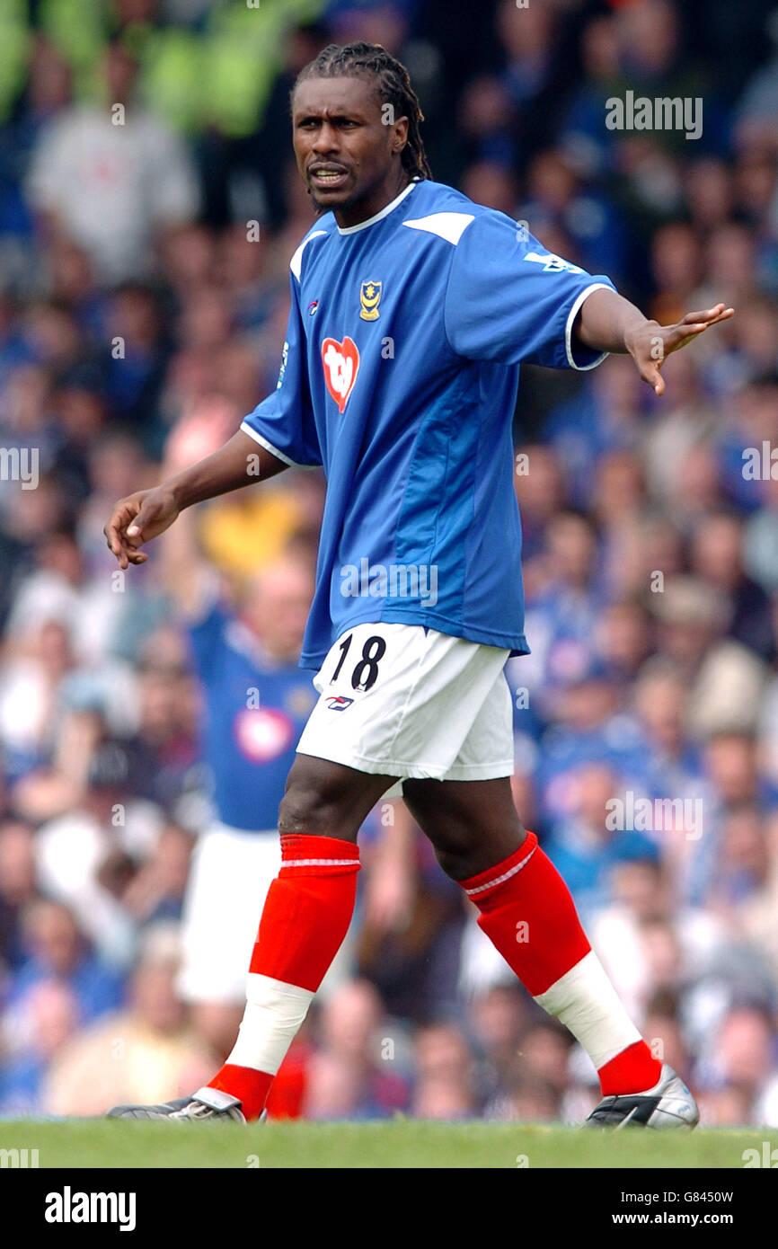 Calcio - fa Barclays Premiership - Portsmouth / Southampton - Fratton Park. Aliou Cisse, Portsmouth Foto Stock