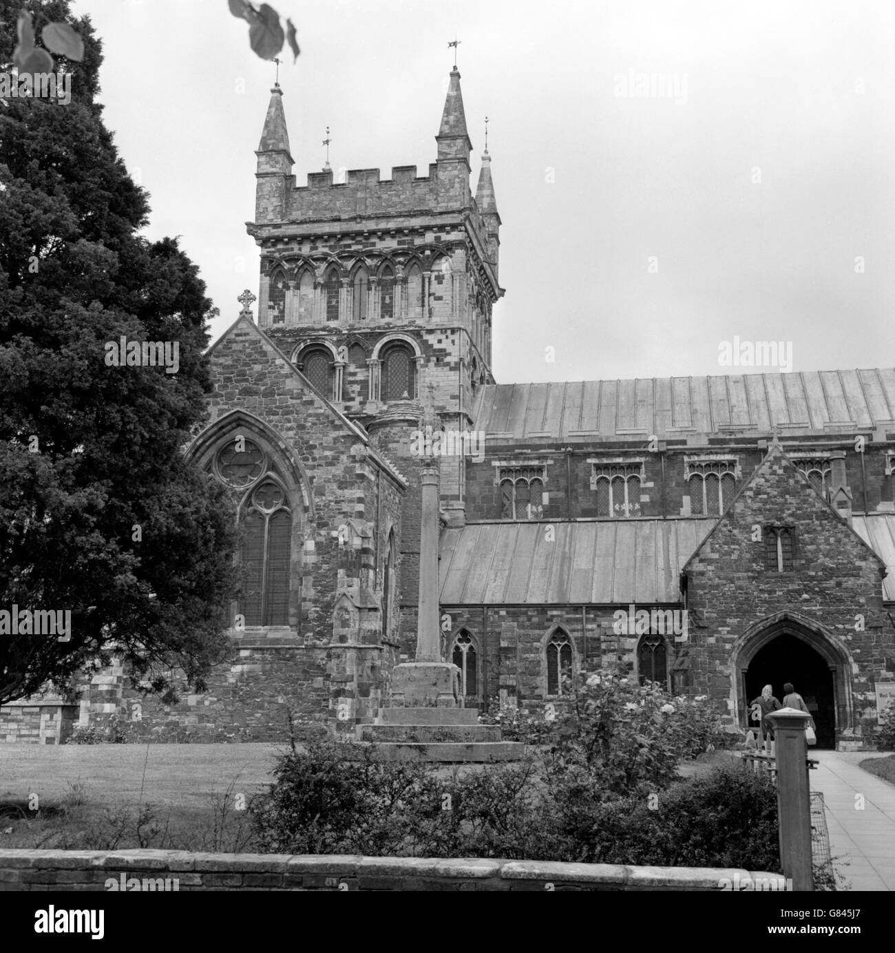 Edifici e monumenti - Wimborne Minster. Wimborne Minster nel Dorset orientale nell'Inghilterra sud-occidentale. Foto Stock