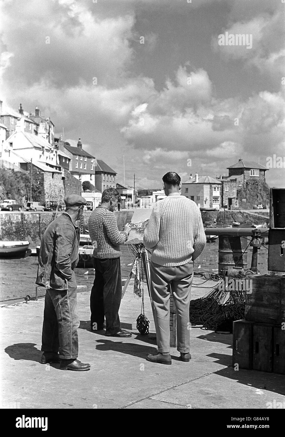 Luoghi - Mevagissey - Cornwall Foto Stock