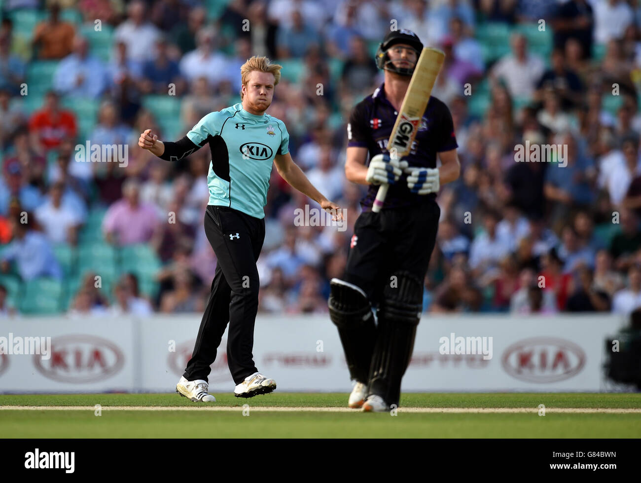 Cricket - NatWest t20 Blast - Divisione meridionale - Surrey v Gloucestershire - Kia ovale Foto Stock