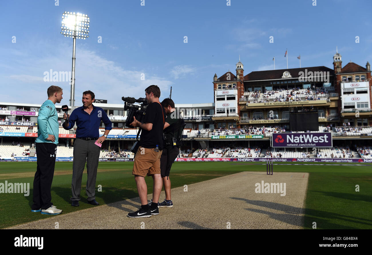Cricket - NatWest t20 Blast - Divisione meridionale - Surrey v Gloucestershire - Kia ovale Foto Stock