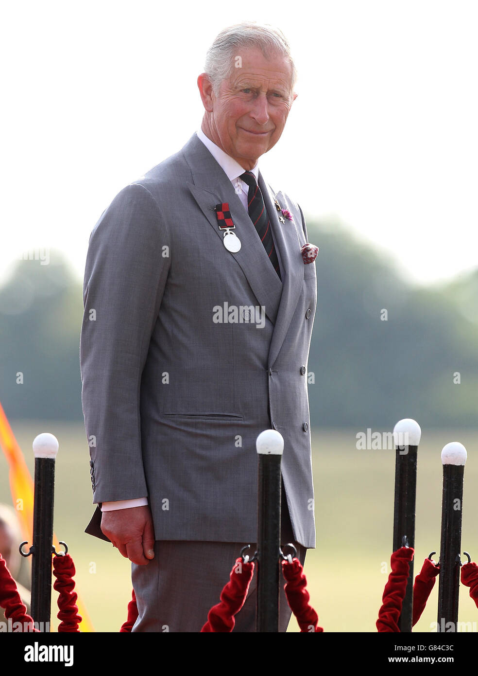 Il Principe di Galles visita a Hampshire e Kent Foto Stock