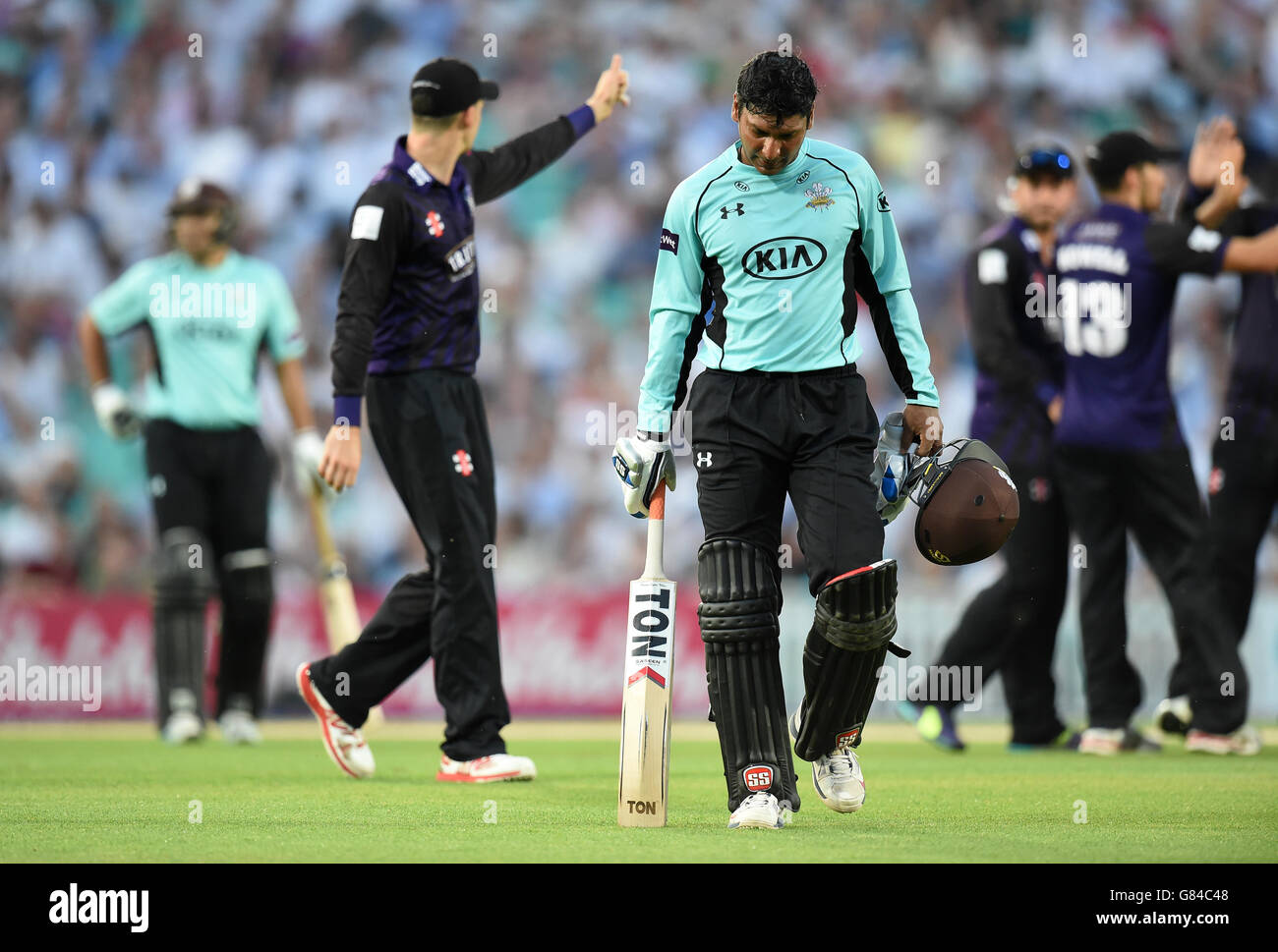 Cricket - NatWest t20 Blast - Divisione meridionale - Surrey v Gloucestershire - Kia ovale Foto Stock
