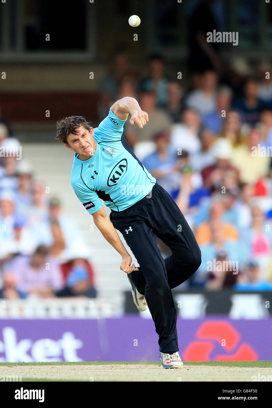 Cricket - NatWest t20 Blast - Southern Division - Surrey v Middlesex - Kia Oval. Zapar Ansari, Surrey Foto Stock