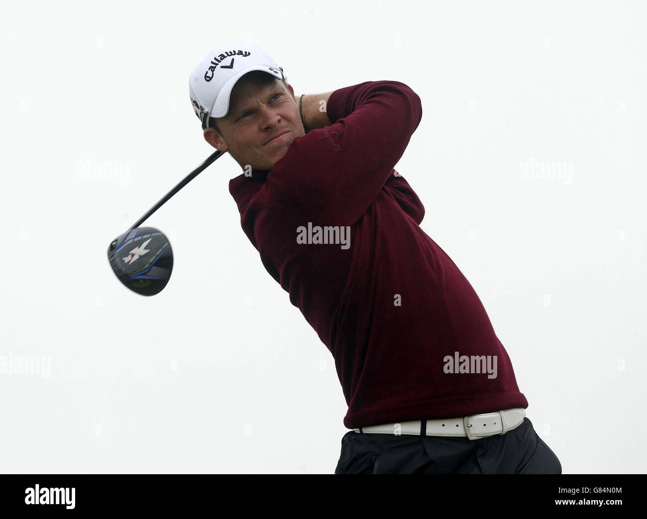 Danny Willett in Inghilterra il 6° giorno del Campionato aperto 2015 a St Andrews, Fife. Foto Stock