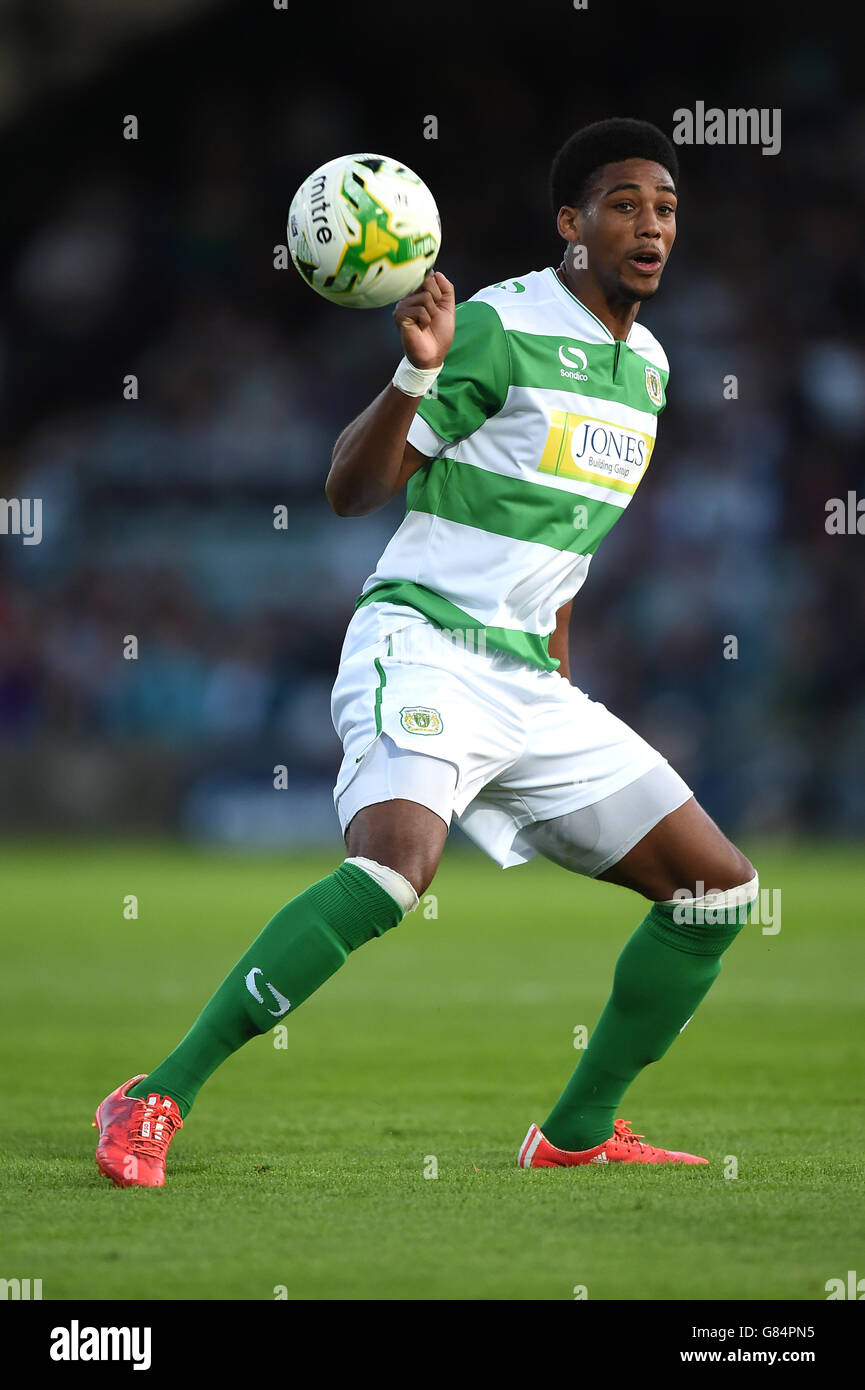 Calcio - Pre-Season Friendly - Yeovil Town v Bournemouth - Huish Park Foto Stock