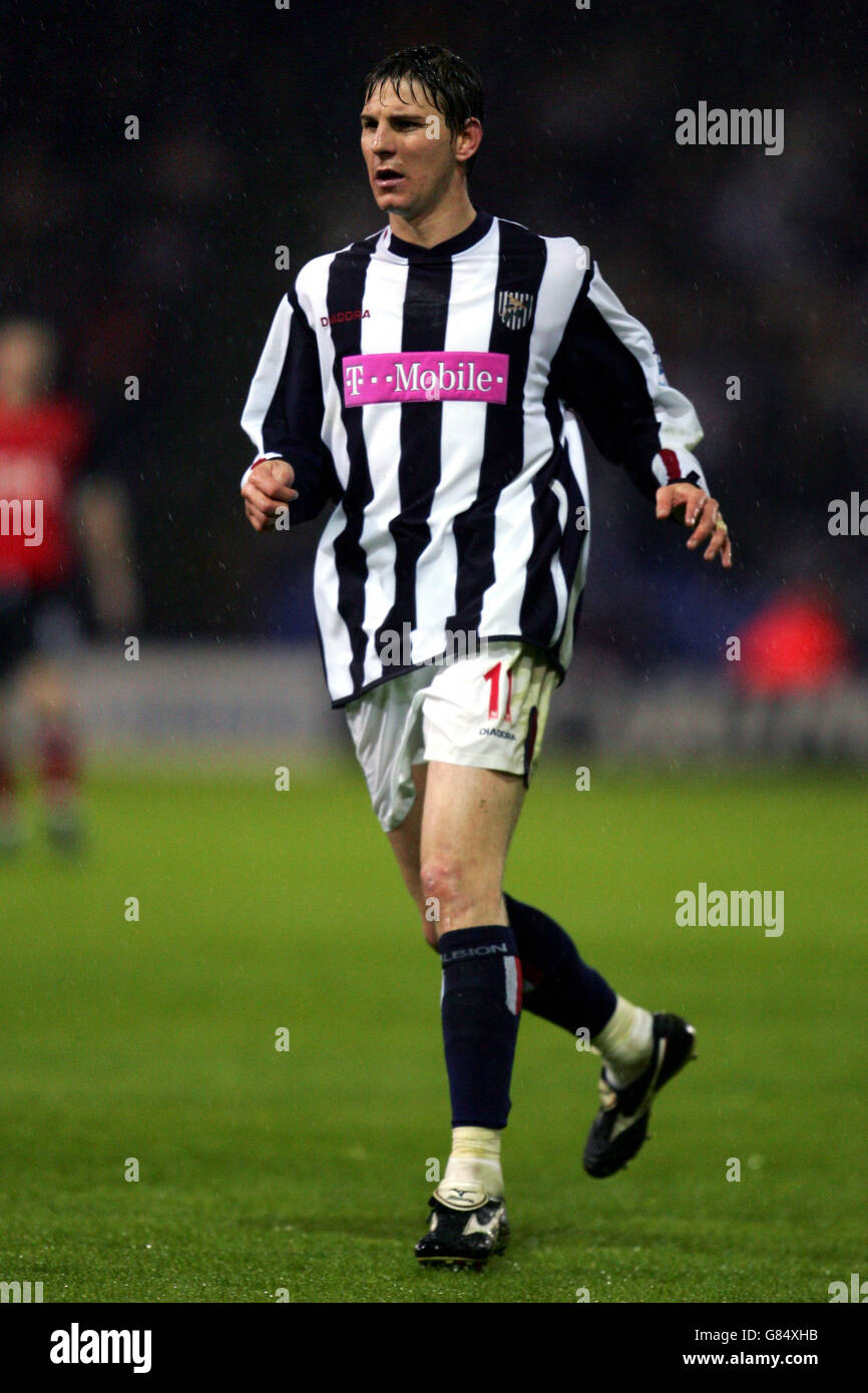 Calcio - fa Barclays Premiership - West Bromwich Albion contro Blackburn Rovers - The Hawthorns. Zoltan Gera, West Bromwich Albion Foto Stock