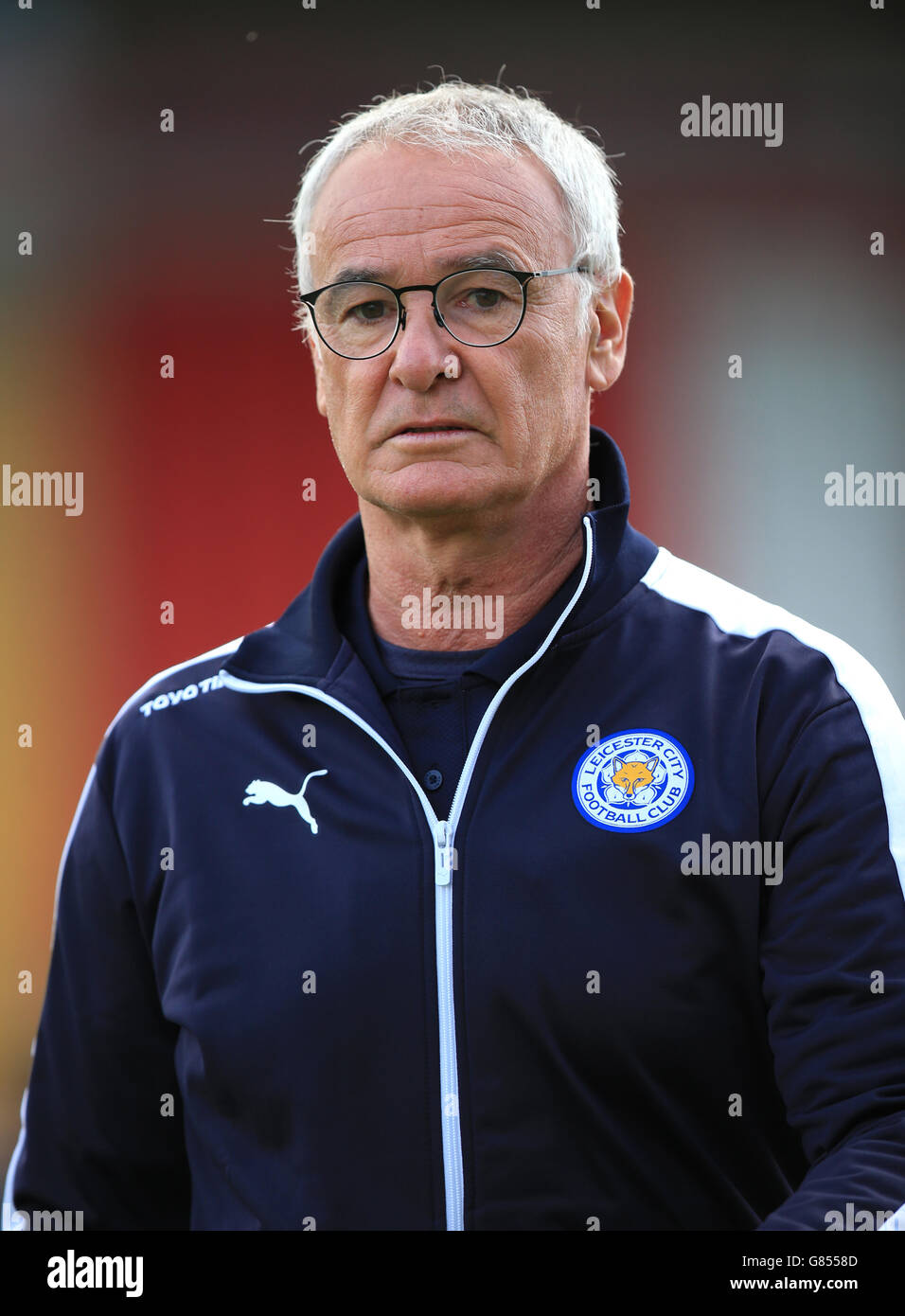 Calcio - Pre-stagione amichevole - Lincoln City / Leicester City - Sincil Bank. Claudio Ranieri, direttore della città di Leicester, durante la partita pre-stagione presso la Sencil Bank di Lincoln. Foto Stock