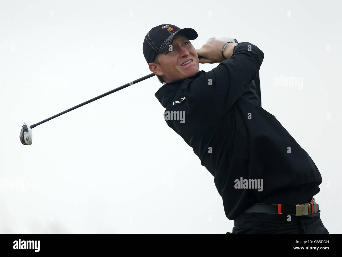 USA Jordan Niebrugge durante il quinto giorno dell'Open Championship 2015 a St Andrews, Fife. Foto Stock