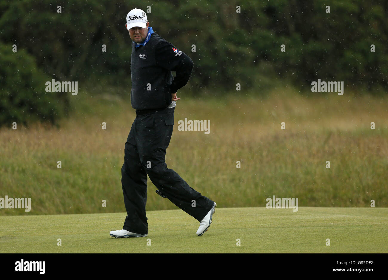 Golf - il Campionato Open 2015 - giorno cinque - St Andrews. Marc Leishman australiano il 7° giorno del quinto Open Championship 2015 a St Andrews, Fife. Foto Stock