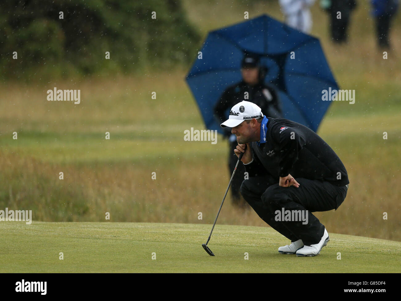 Golf - il Campionato Open 2015 - giorno cinque - St Andrews. Marc Leishman australiano il 7° giorno del quinto Open Championship 2015 a St Andrews, Fife. Foto Stock