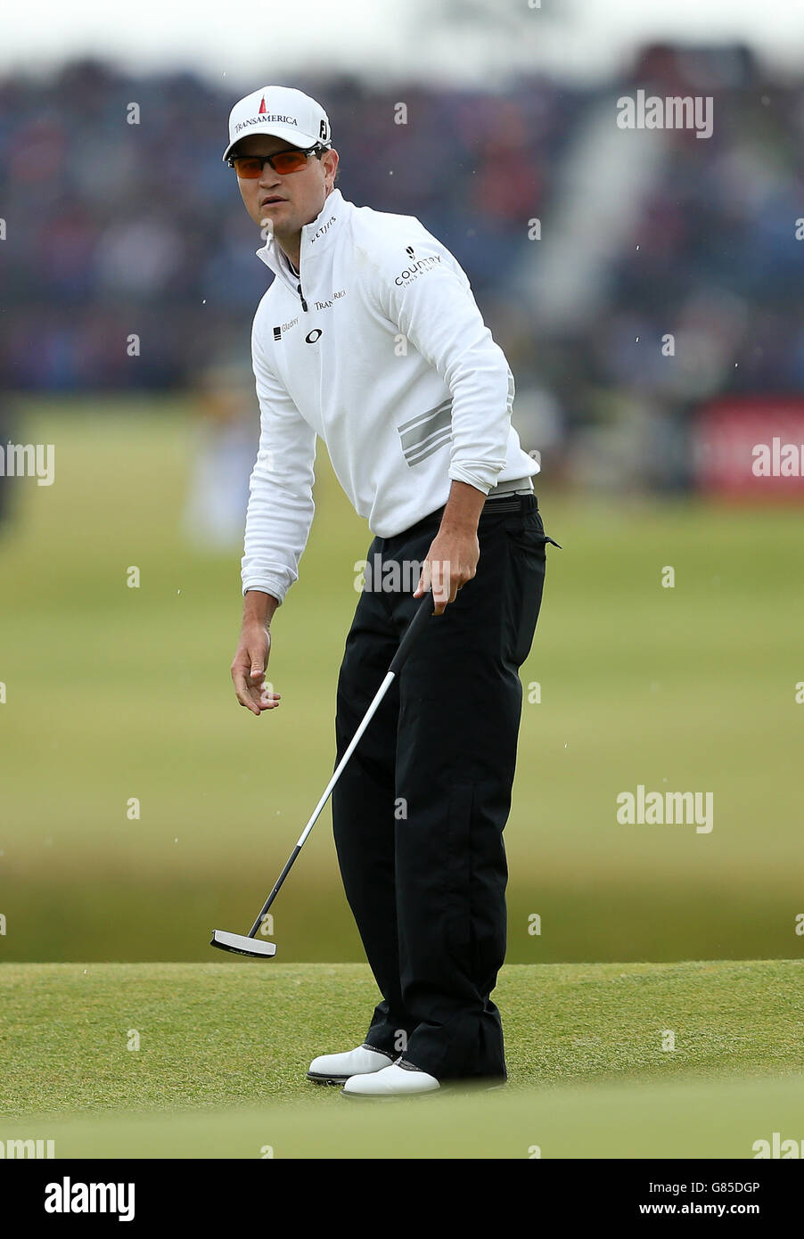 Golf - il Campionato Open 2015 - giorno cinque - St Andrews. USA's Zach Johnson durante il quinto giorno dell'Open Championship 2015 a St Andrews, Fife. Foto Stock