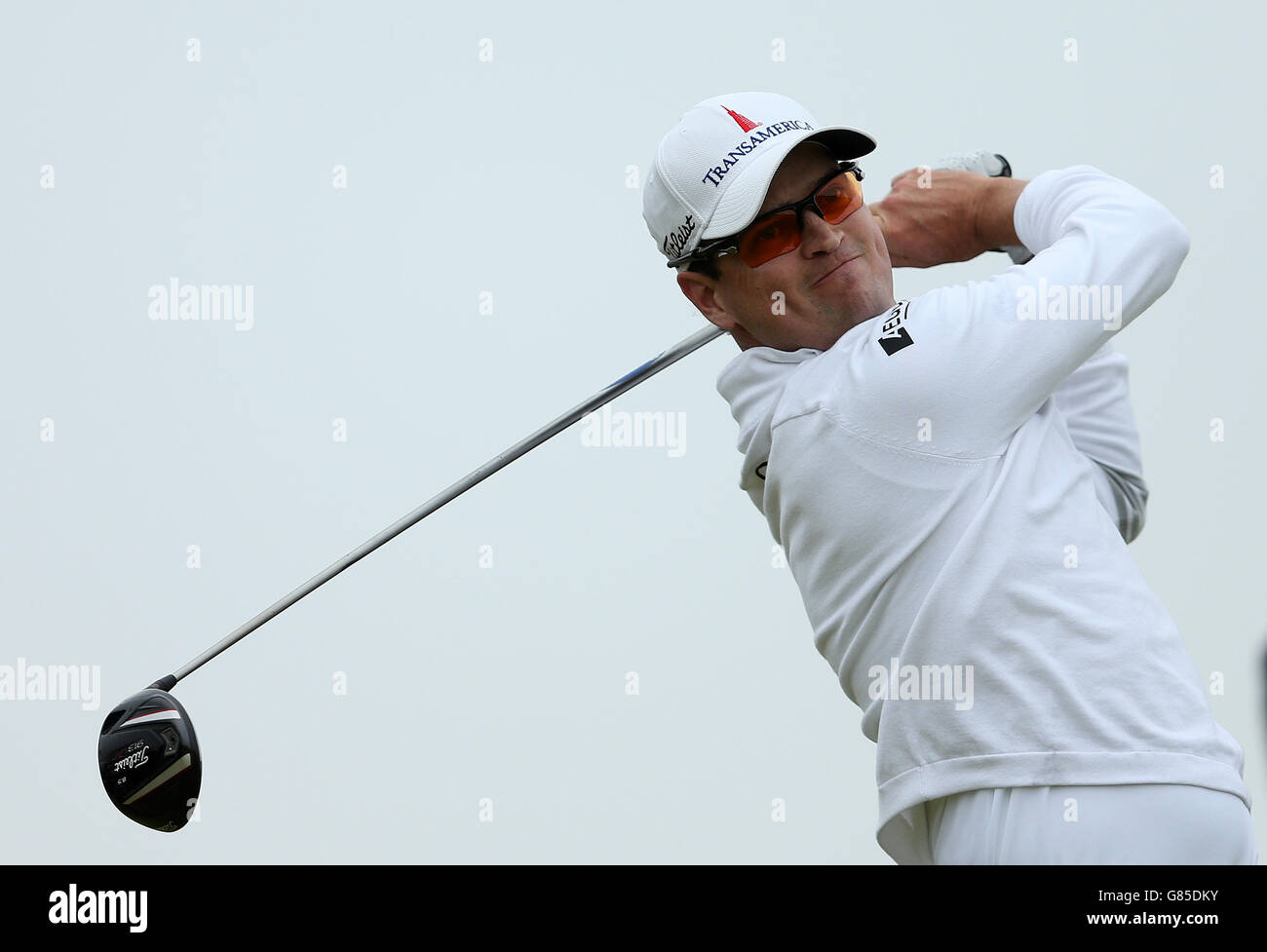 USA's Zach Johnson durante il quinto giorno dell'Open Championship 2015 a St Andrews, Fife. Foto Stock