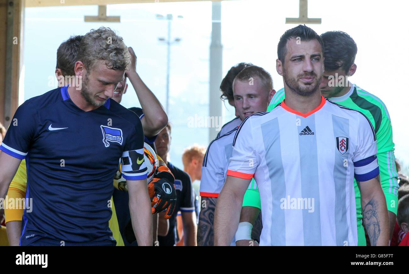 Calcio - pre stagione amichevole - Hertha BSC v Fulham - Atletica Arena Schladming Foto Stock