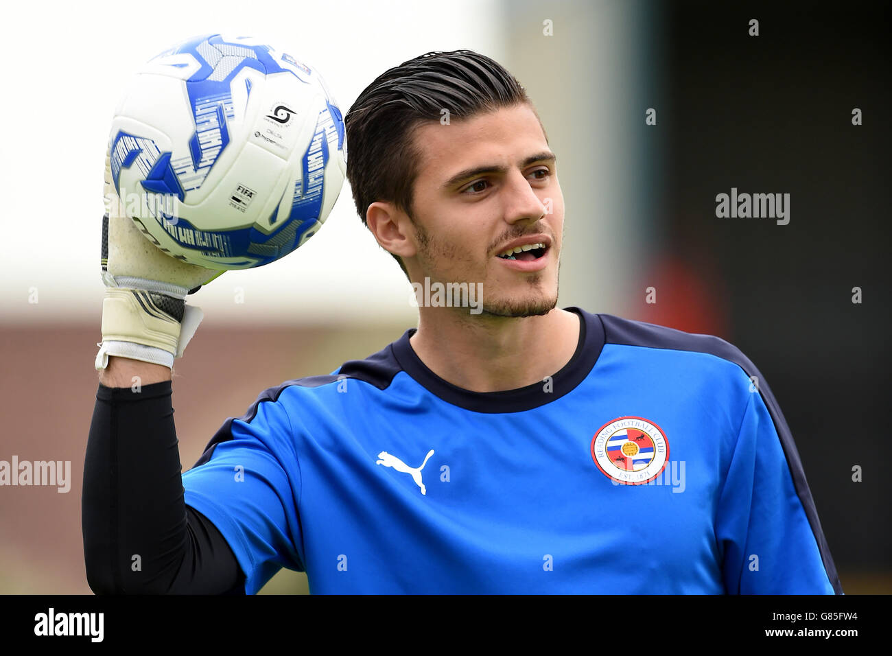 Calcio - Pre Season friendly - Bristol Rovers v Reading - Memorial Stadium. Jonathan Bond, portiere della lettura Foto Stock