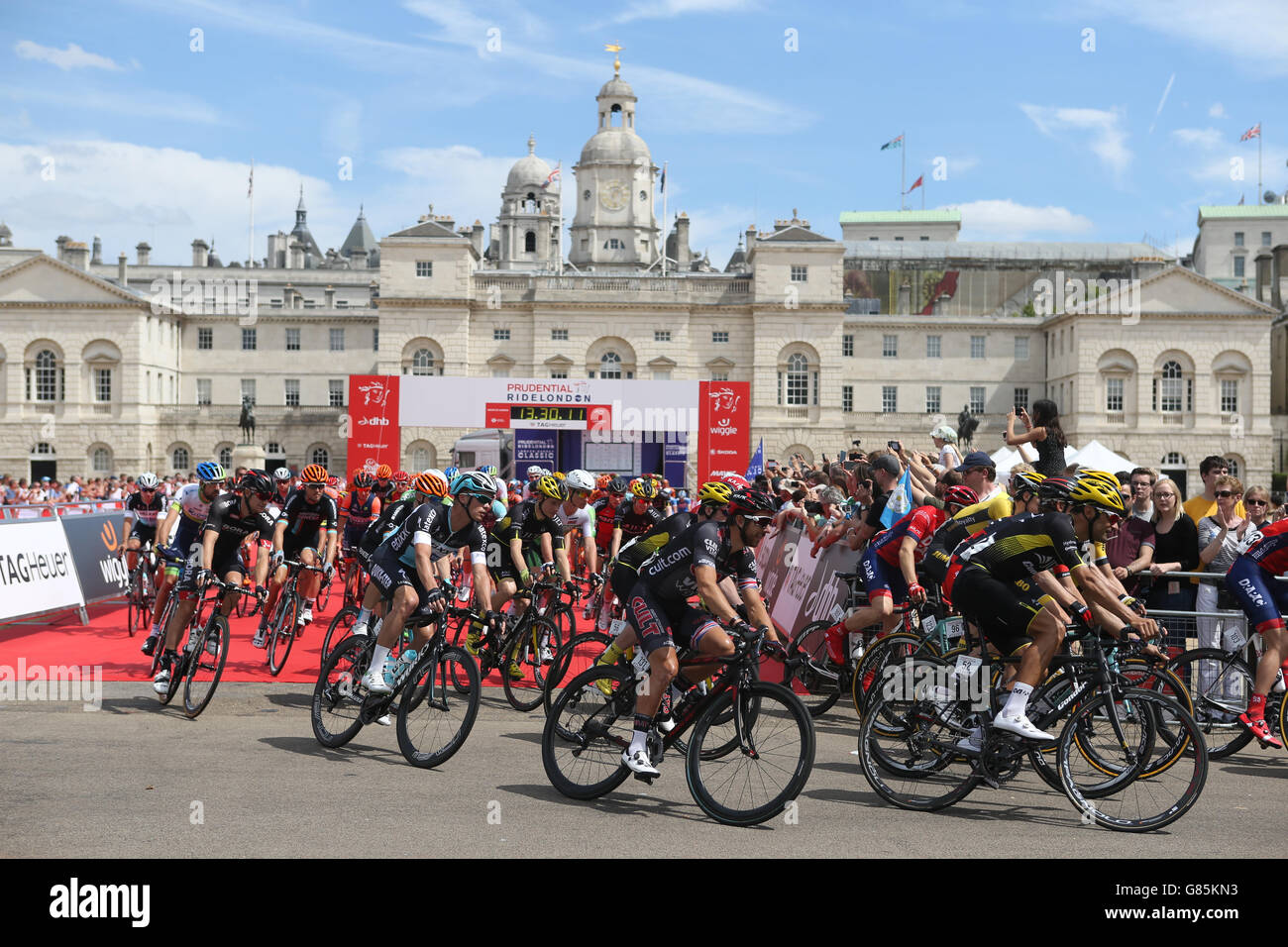 Escursioni in bicicletta - 2015 RideLondon prudenziale - Giorno 2 Foto Stock