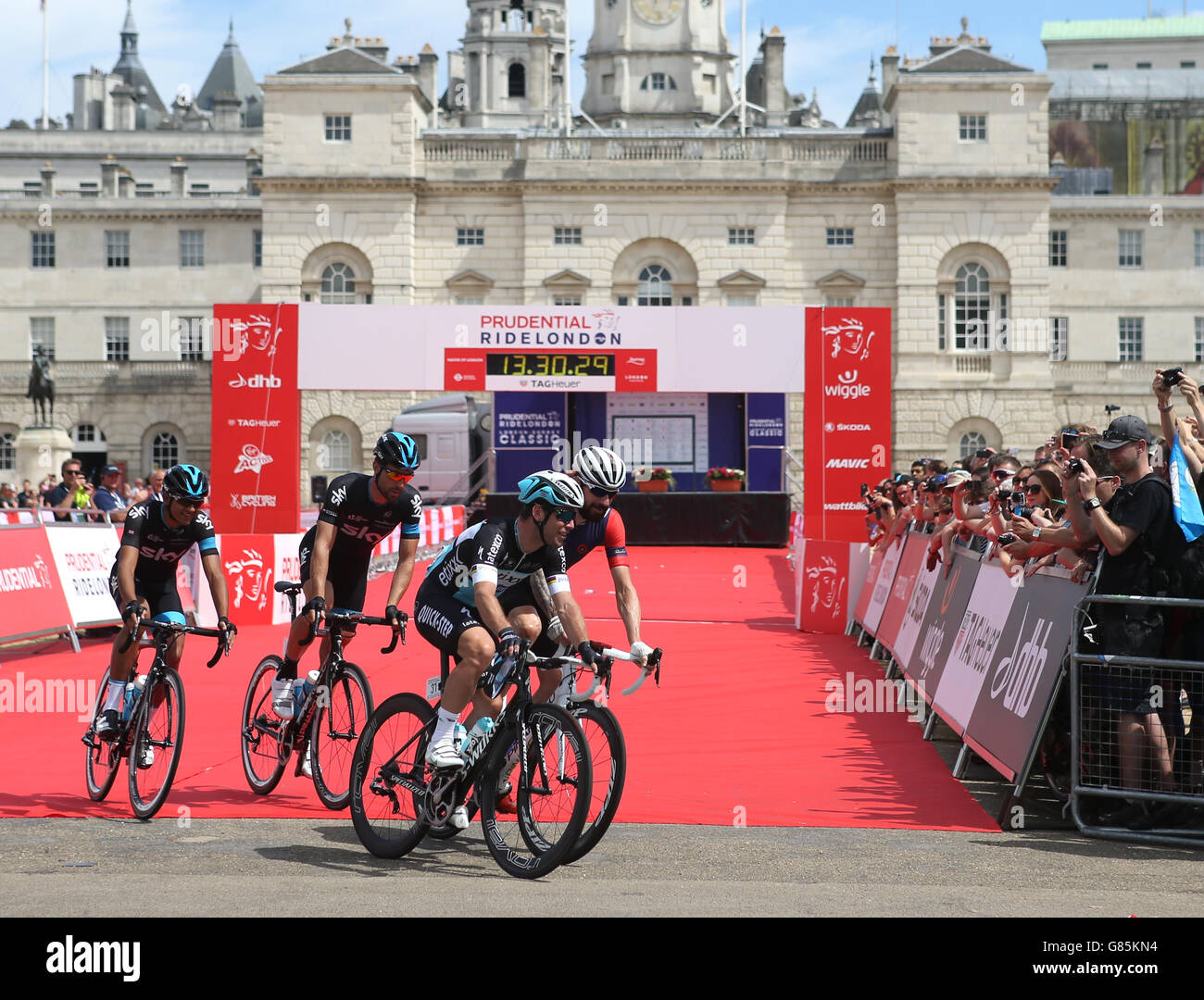 Escursioni in bicicletta - 2015 RideLondon prudenziale - Giorno 2 Foto Stock