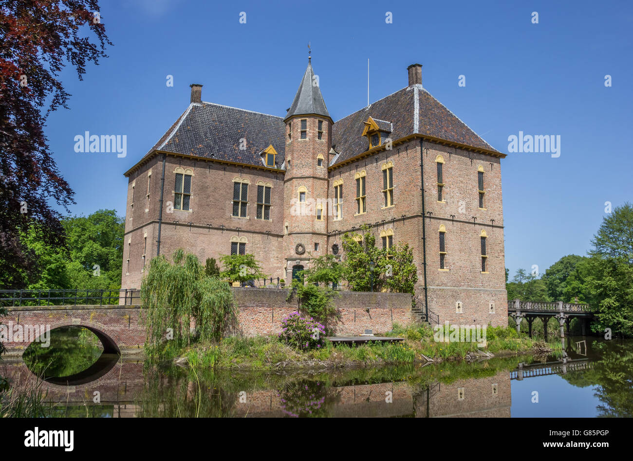 Castello di Vorden in Gelderland, Paesi Bassi Foto Stock