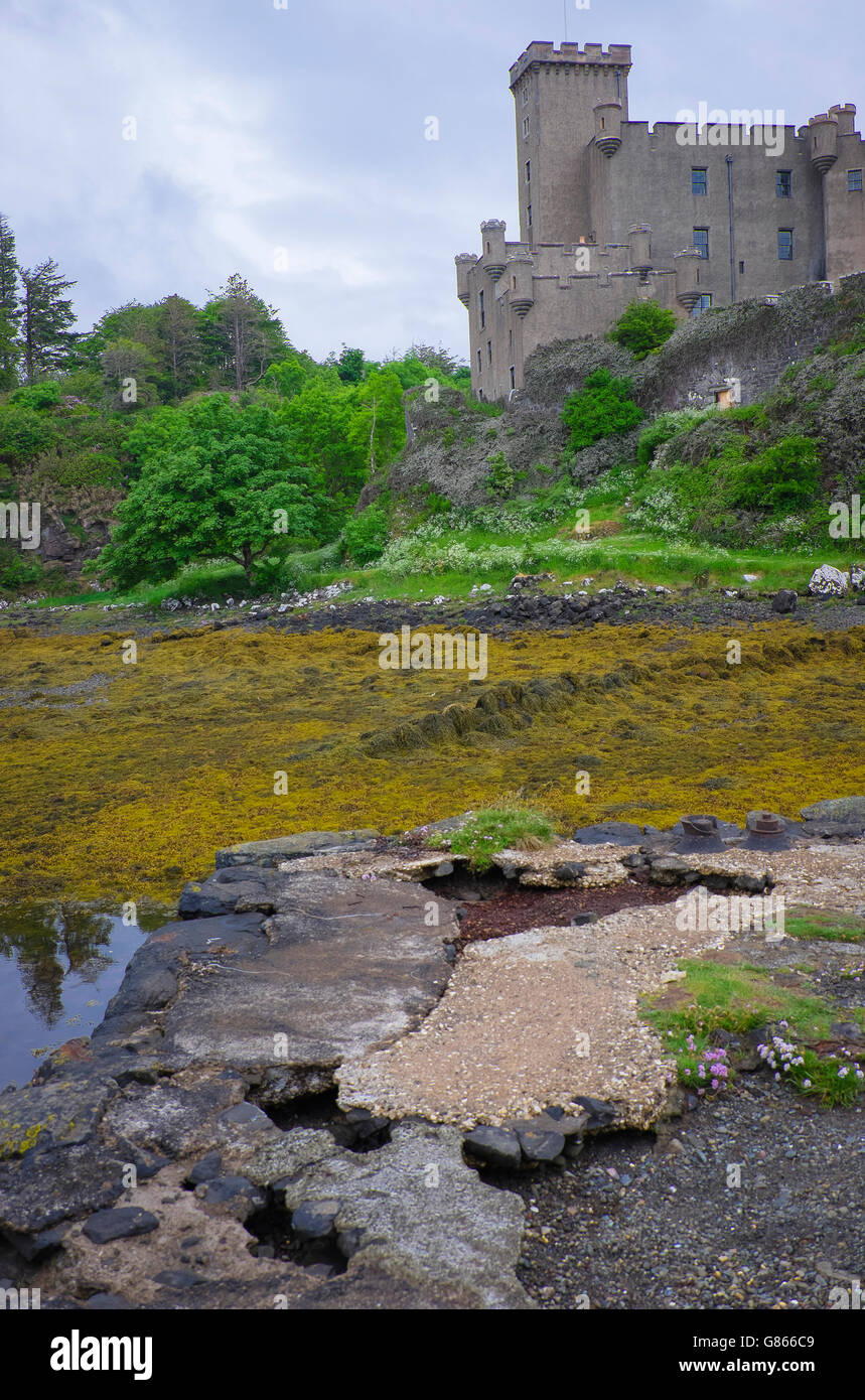 Il castello di Dunvegan nell isola di Skye ,Scotland Foto Stock