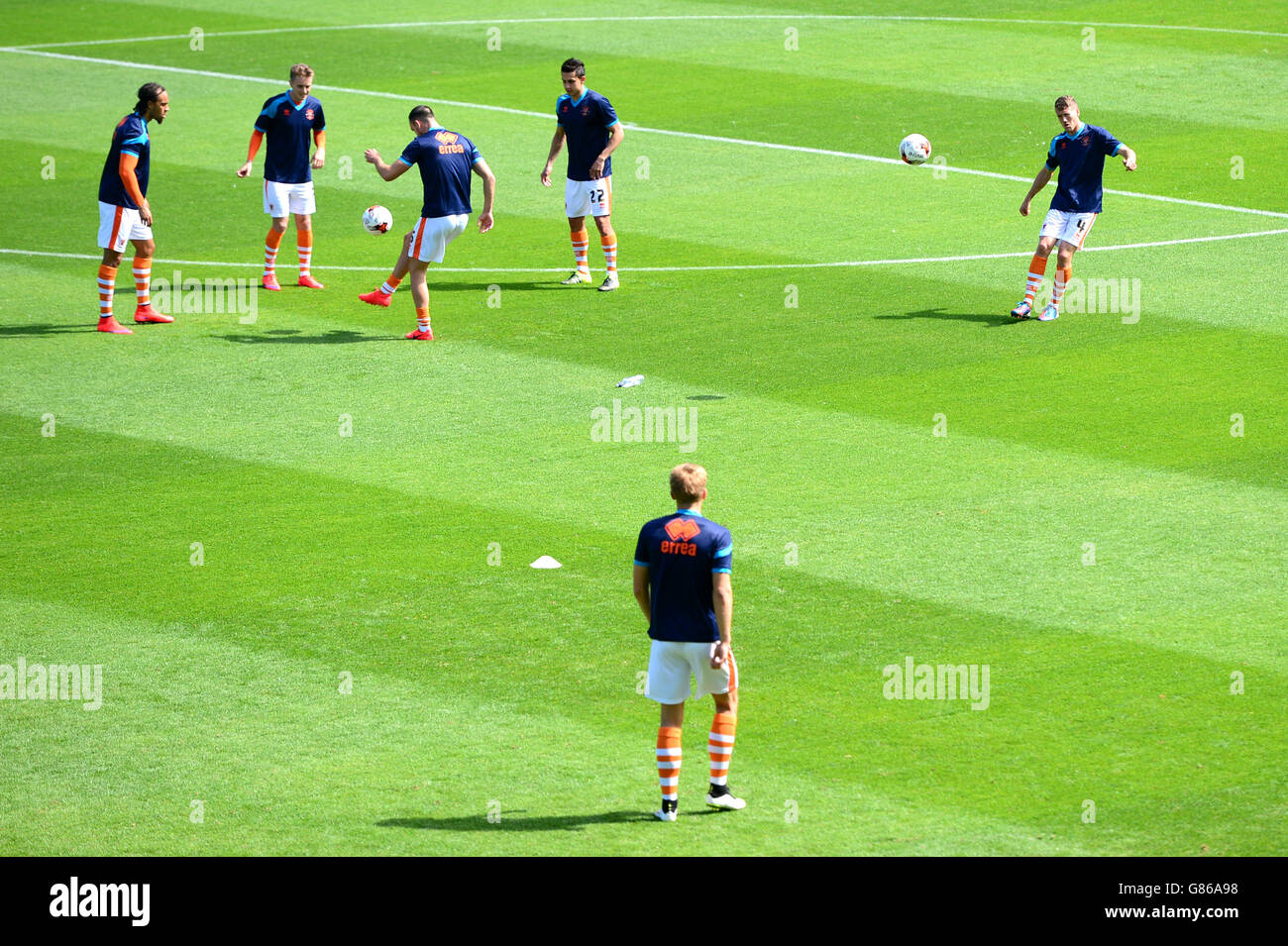 Calcio - Sky lega Bet One - Colchester Regno v Blackpool FC - Weston Homes Comunità Stadium Foto Stock