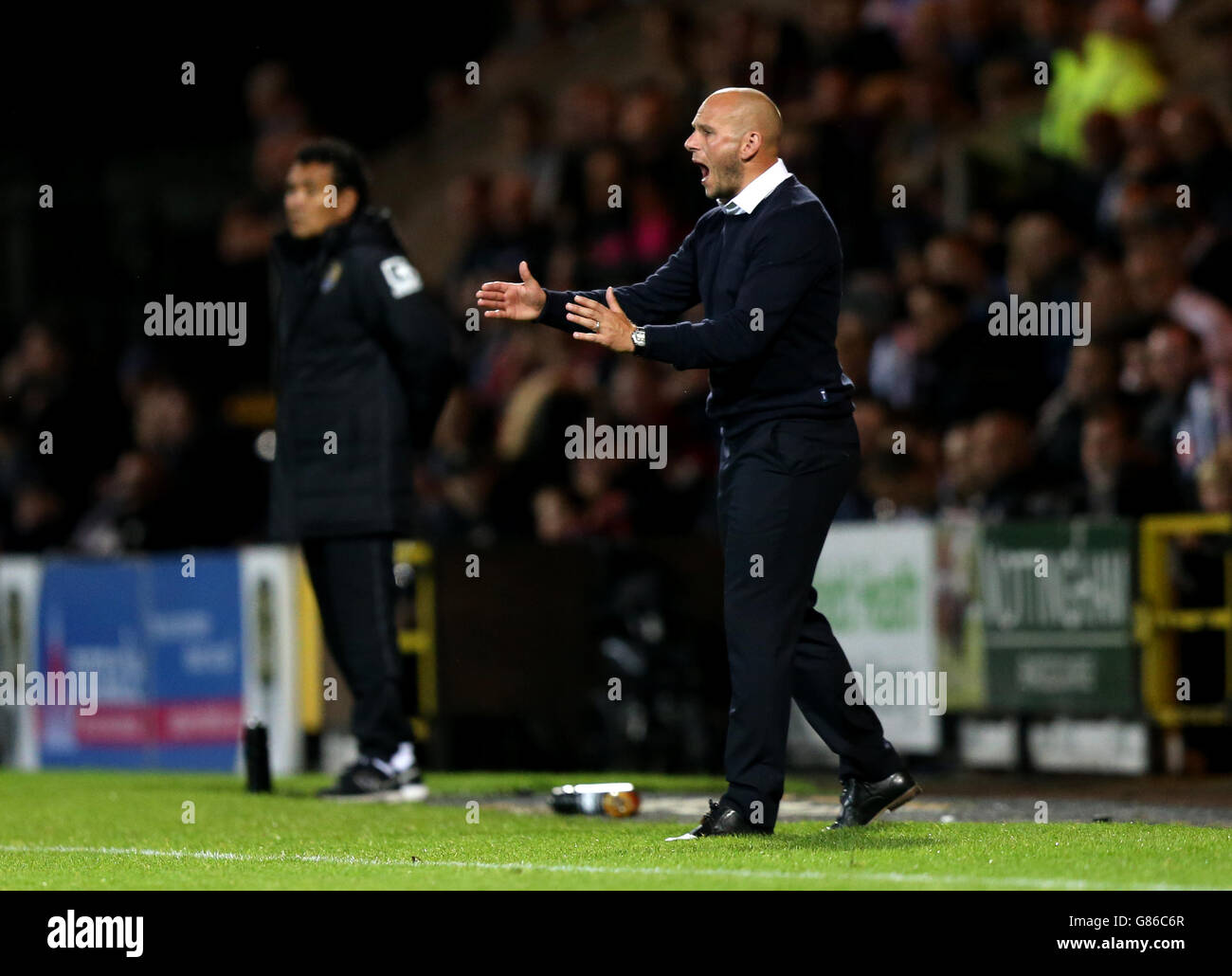 Calcio - Sky Bet League Two - Notts County / Mansfield Town - Meadow Lane. Adam Murray, direttore della città di Mansfield Foto Stock