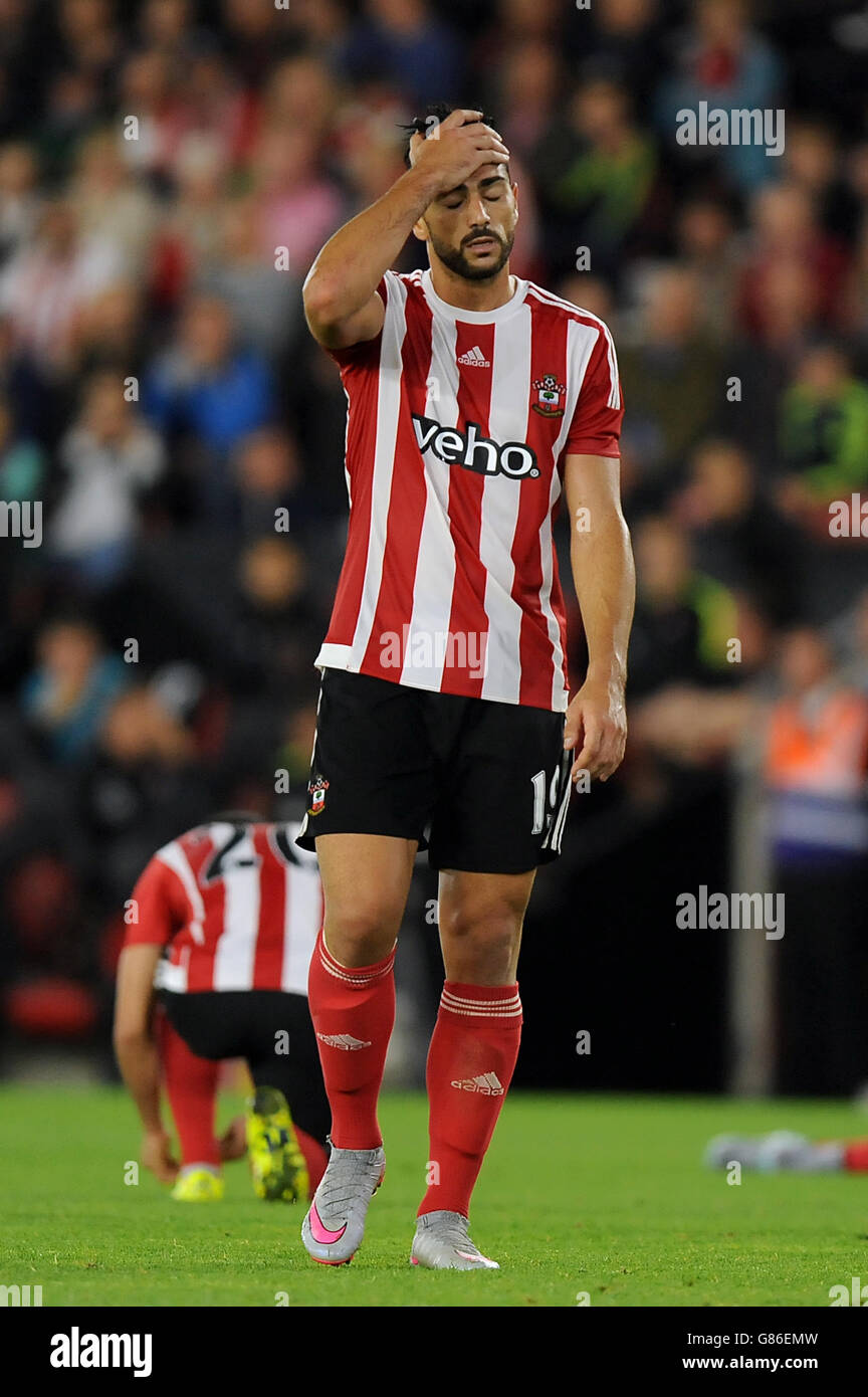 Soccer - UEFA Europa League - Qualifiche i play-off - Prima tappa - Southampton v FC Midtjylland - St Mary's Stadium Foto Stock
