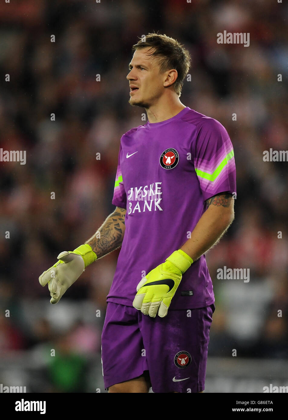 Soccer - UEFA Europa League - Qualifiche i play-off - Prima tappa - Southampton v FC Midtjylland - St Mary's Stadium Foto Stock