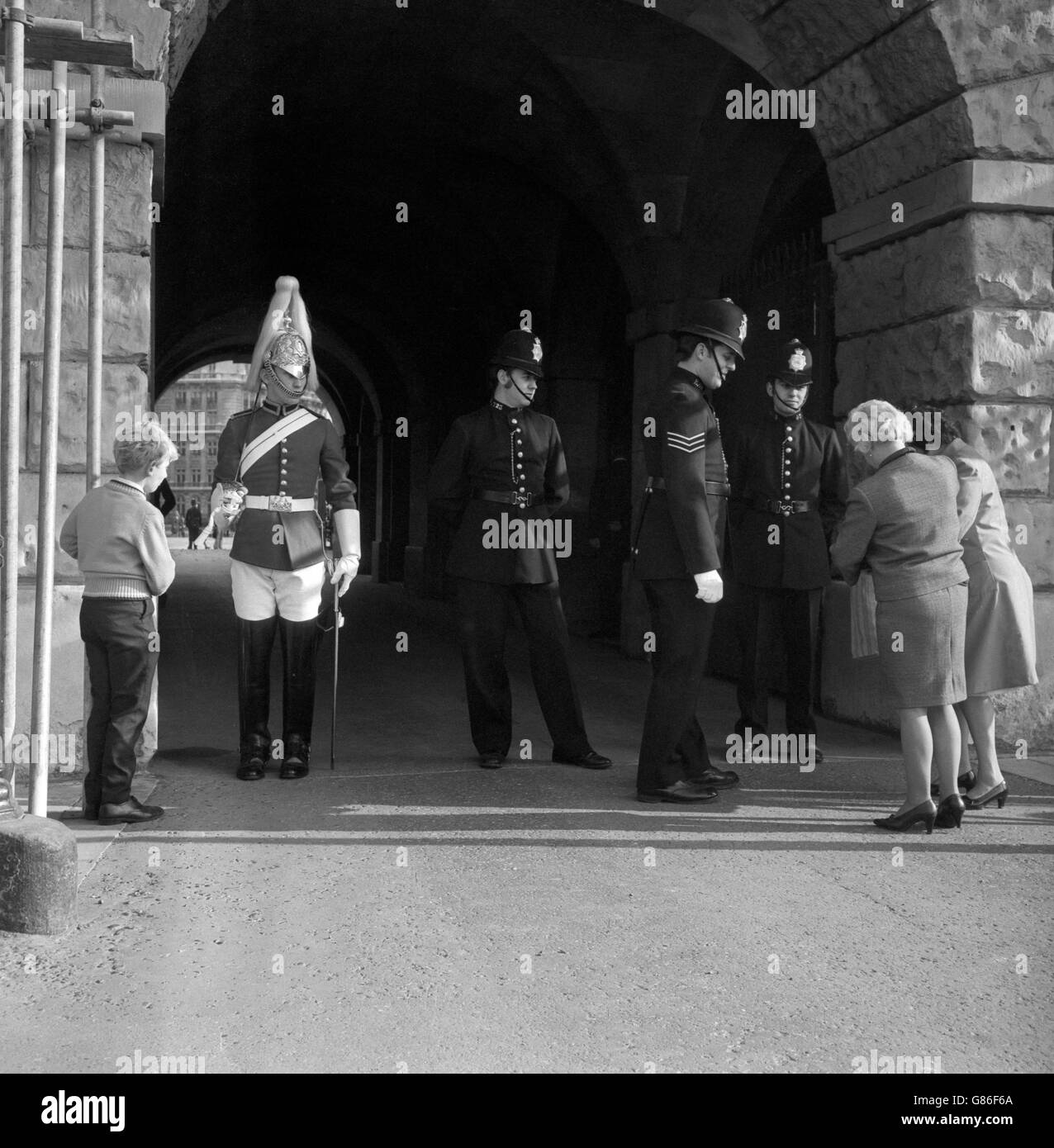Royalty - Apertura della condizione del Parlamento - Londra Foto Stock