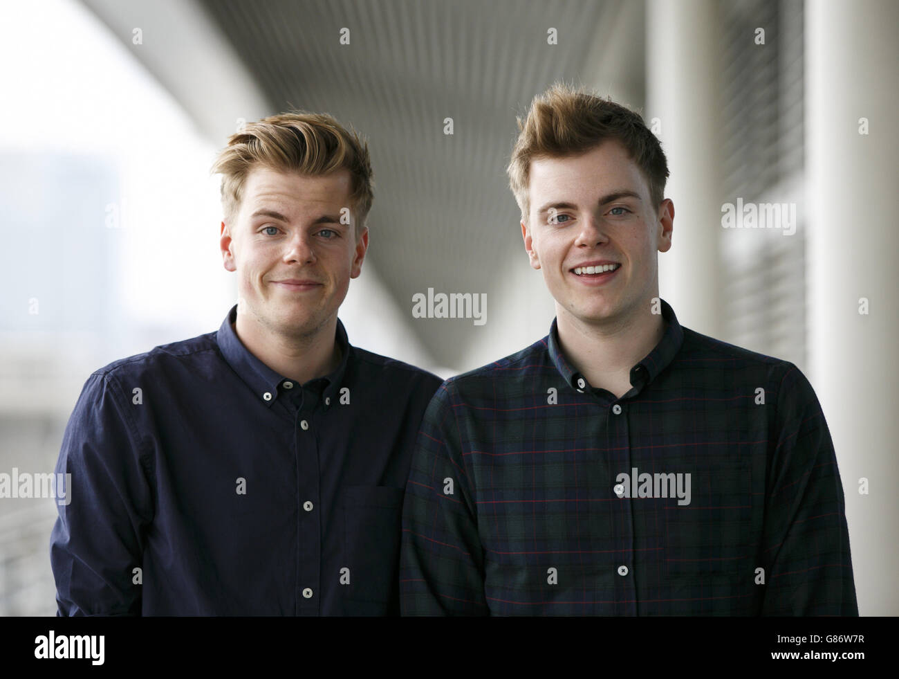 NikiNSammy partecipa al festival YouTube Summer in the City, all'Excel di Londra. Foto Stock