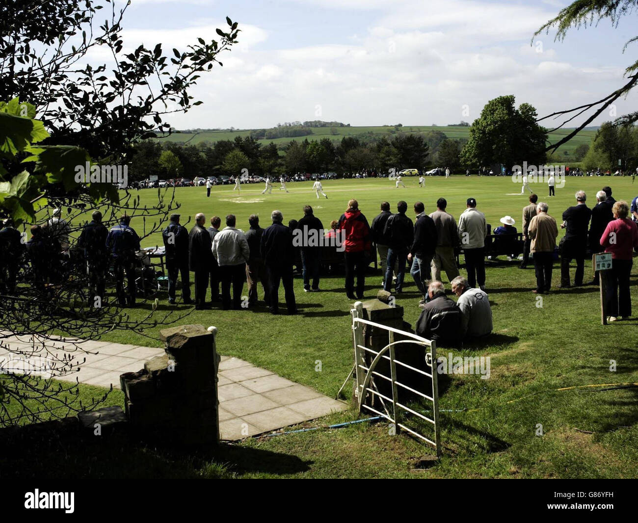 Cricket - Trofeo Cheltenham & Gloucester - primo turno - Staffordshire v Surrey - Leek. Prendi la Staffordshire su Surrey. Foto Stock