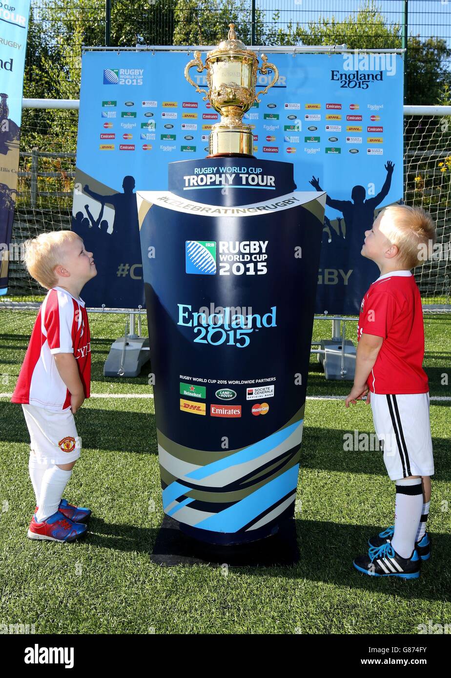 Webb Ellis Cup Tour - 7 agosto Foto Stock