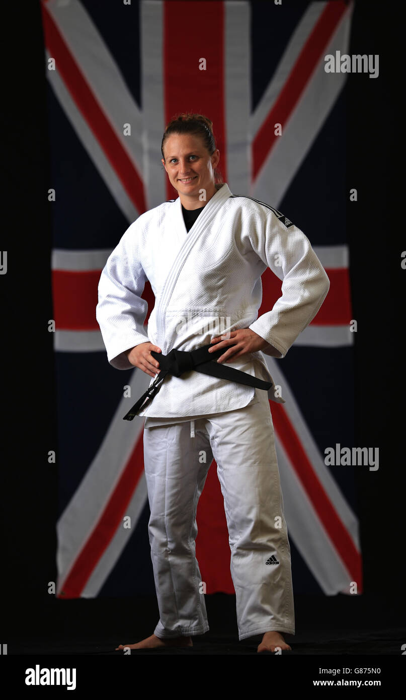 Il judo - British Judo Team annuncio - Centro di eccellenza - Università di Wolverhampton Foto Stock
