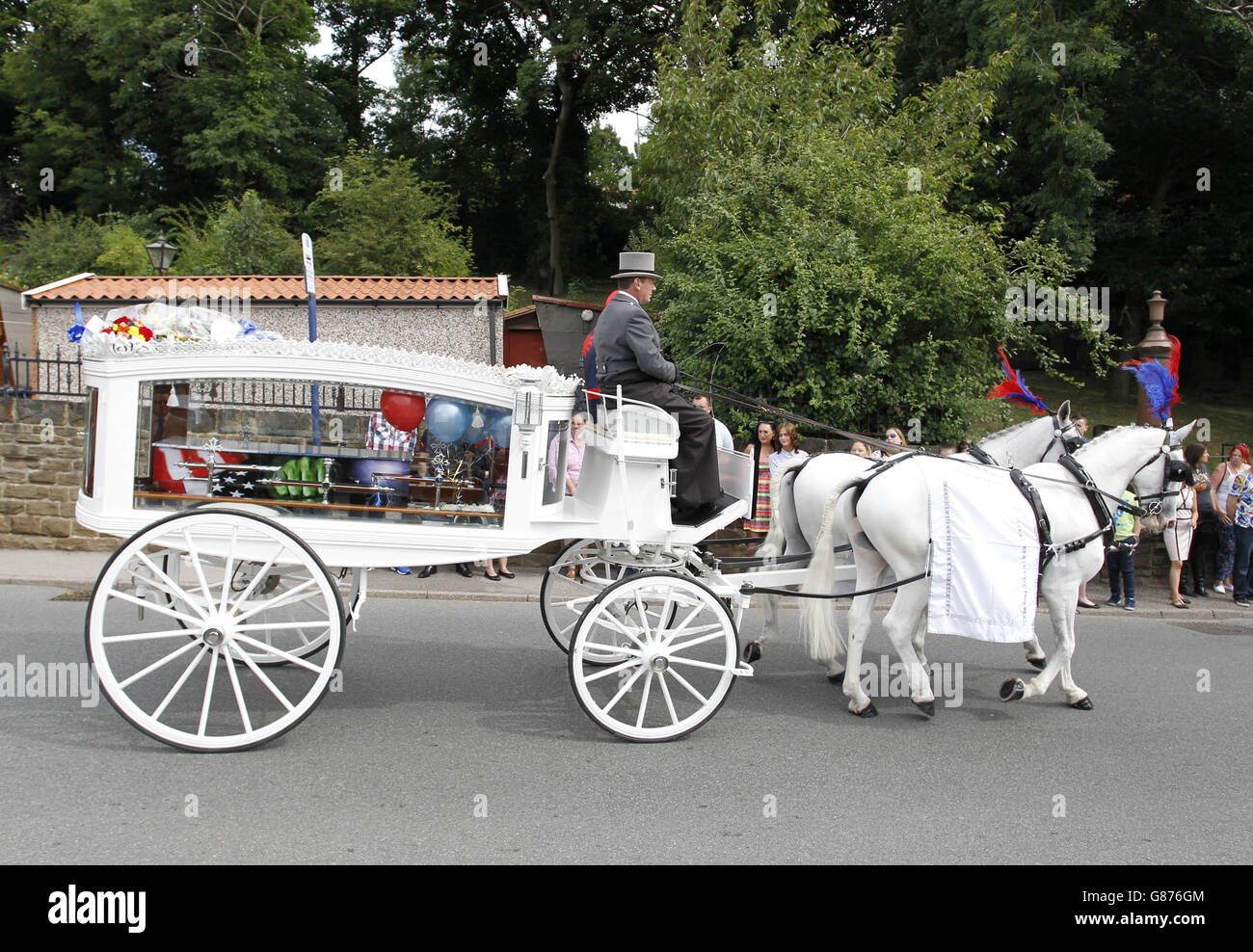 Conley Thompson funerale Foto Stock