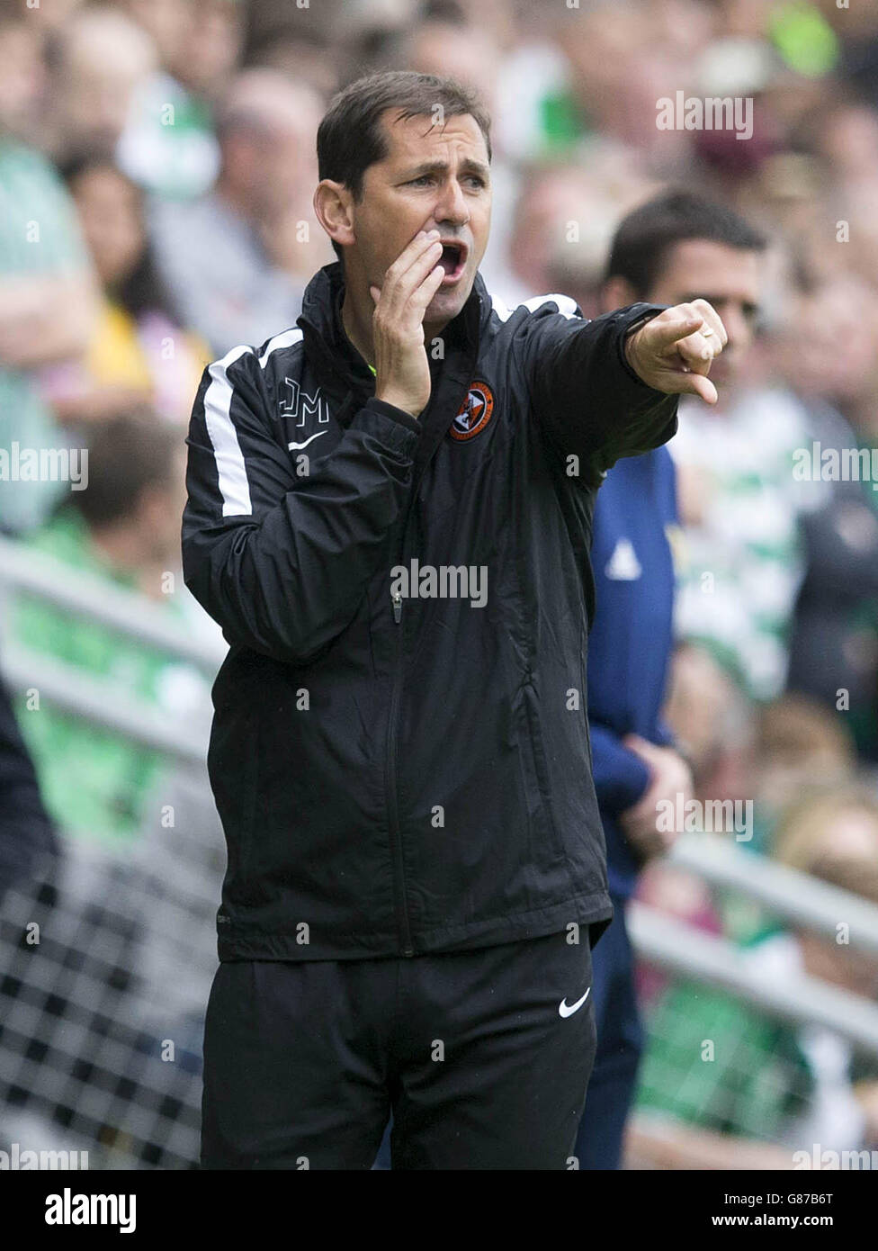 Calcio - Ladbrokes Premiership Scozzese - Dundee United v Celtic - Tannadice Park. Jackie McNamara, direttore del Dundee United, durante la partita Ladbrokes Scottish Premiership al Tannadice Park di Dundee. Foto Stock