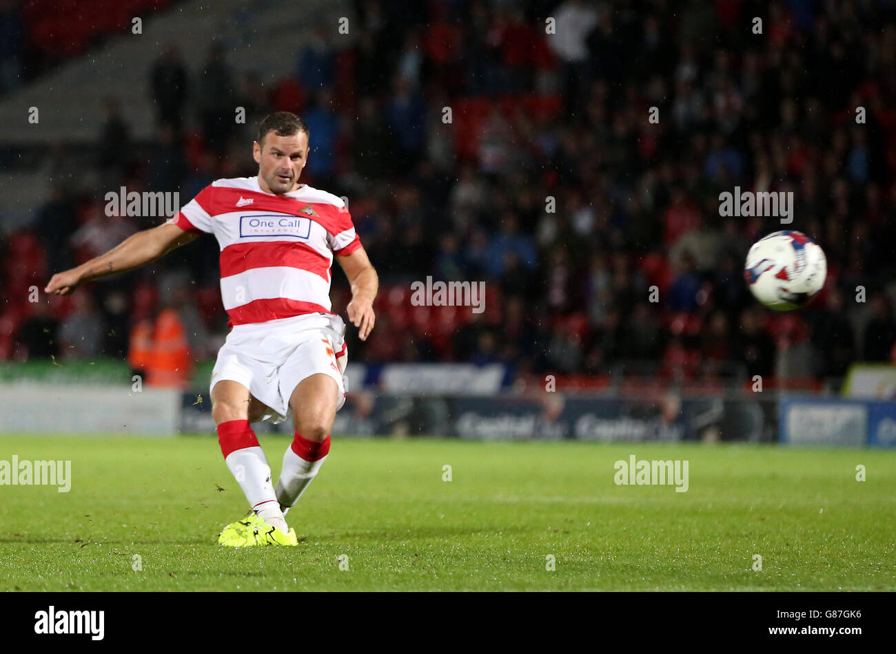 Calcio - Capital One Cup - Primo round - Doncaster Rovers v Leeds United - Keepmoat Stadium Foto Stock