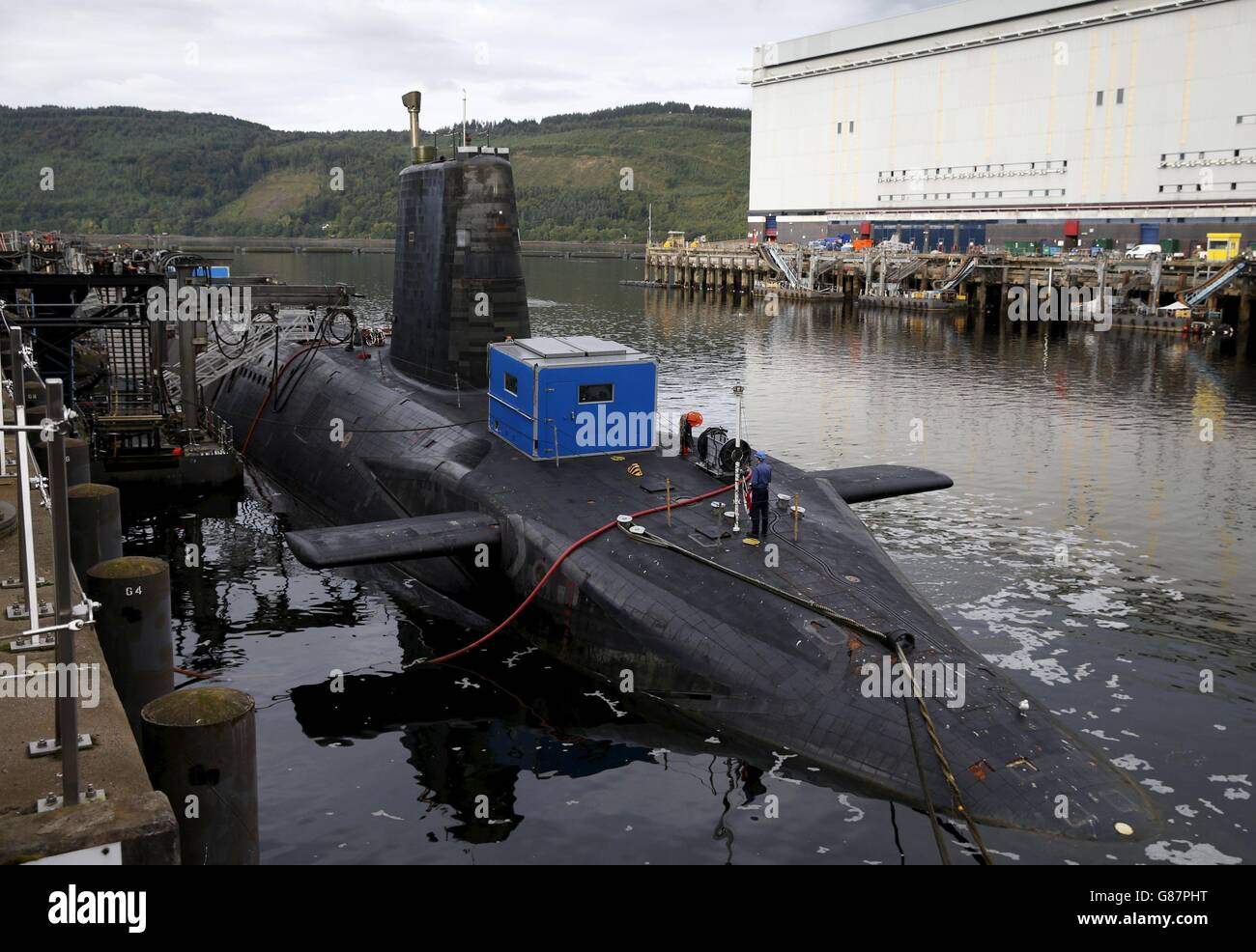 Royal Navy di investimento Faslane boost Foto Stock