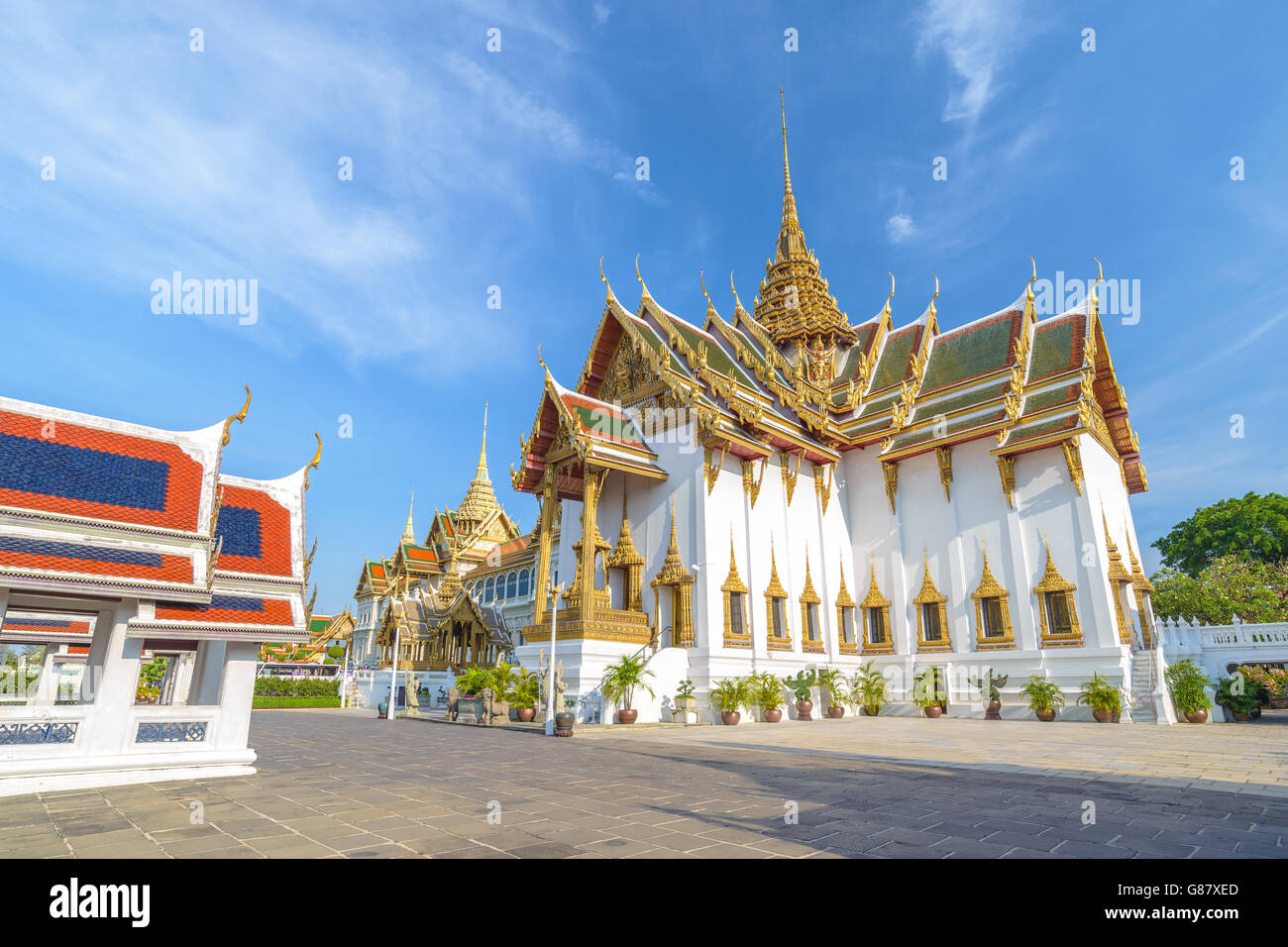 Il Grand Palace, Bangkok, Thailandia Foto Stock