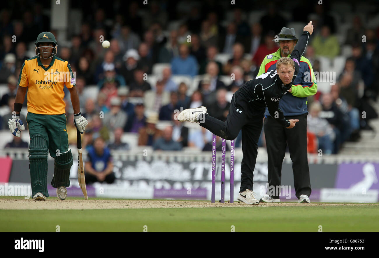 Cricket - Royal London un giorno Cup - Semifinale - Surrey v Nottinghamshire - Kia ovale Foto Stock