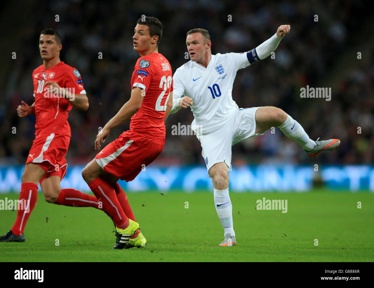 Soccer - UEFA Euro 2016 - Qualifiche - Gruppo E - Inghilterra v svizzera - Wembley Stadium Foto Stock