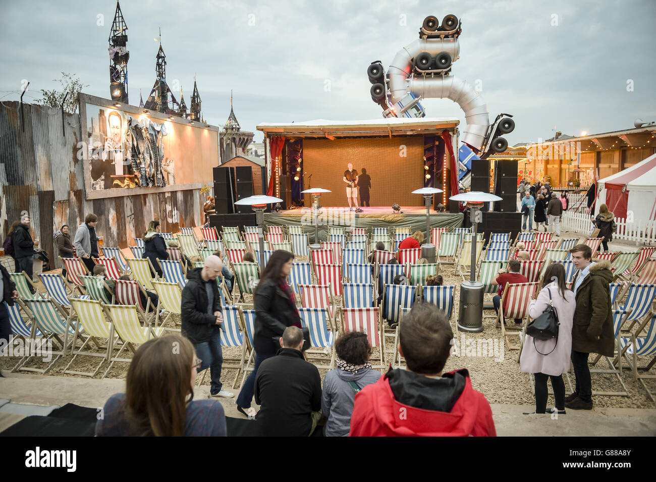 Banksy's Dismaland Foto Stock