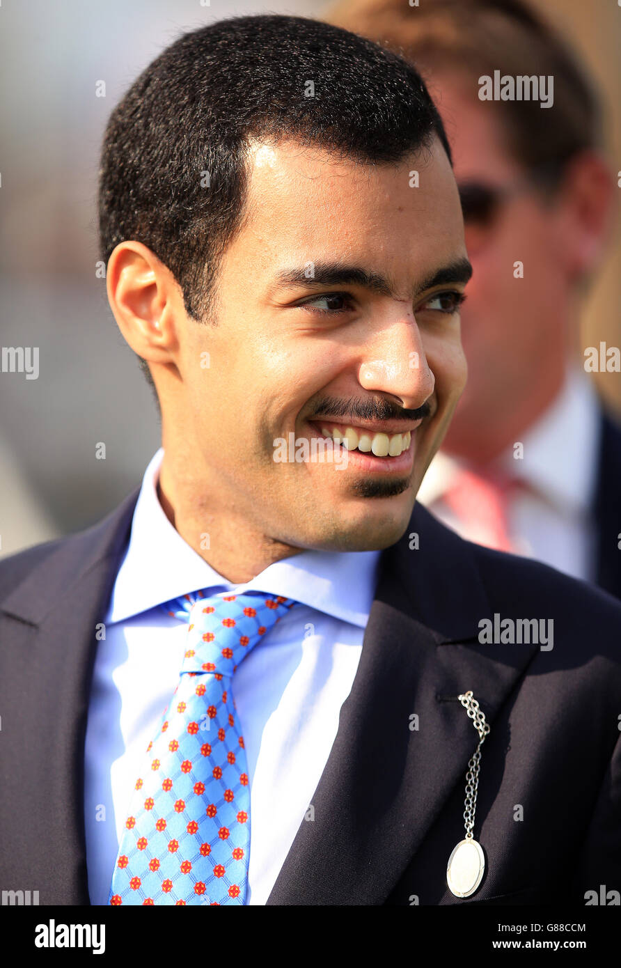 Corse ippiche - 2015 Ladbrokes St Leger Festival - terzo giorno - Doncaster Races. Sheikh Fahad al-Thani, proprietario Foto Stock