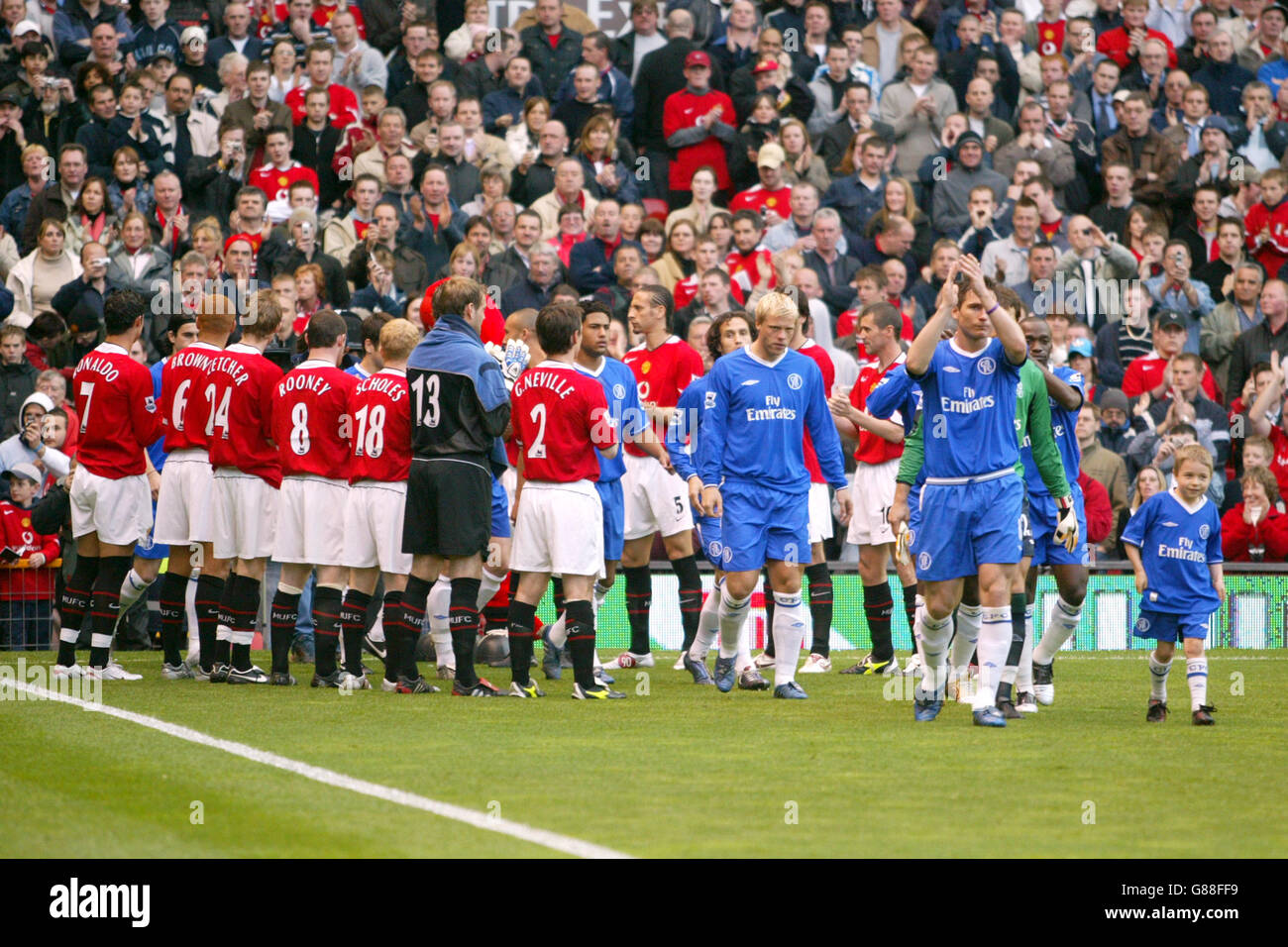 Calcio - FA Barclays Premiership - Manchester United v Chelsea - Old Trafford Foto Stock